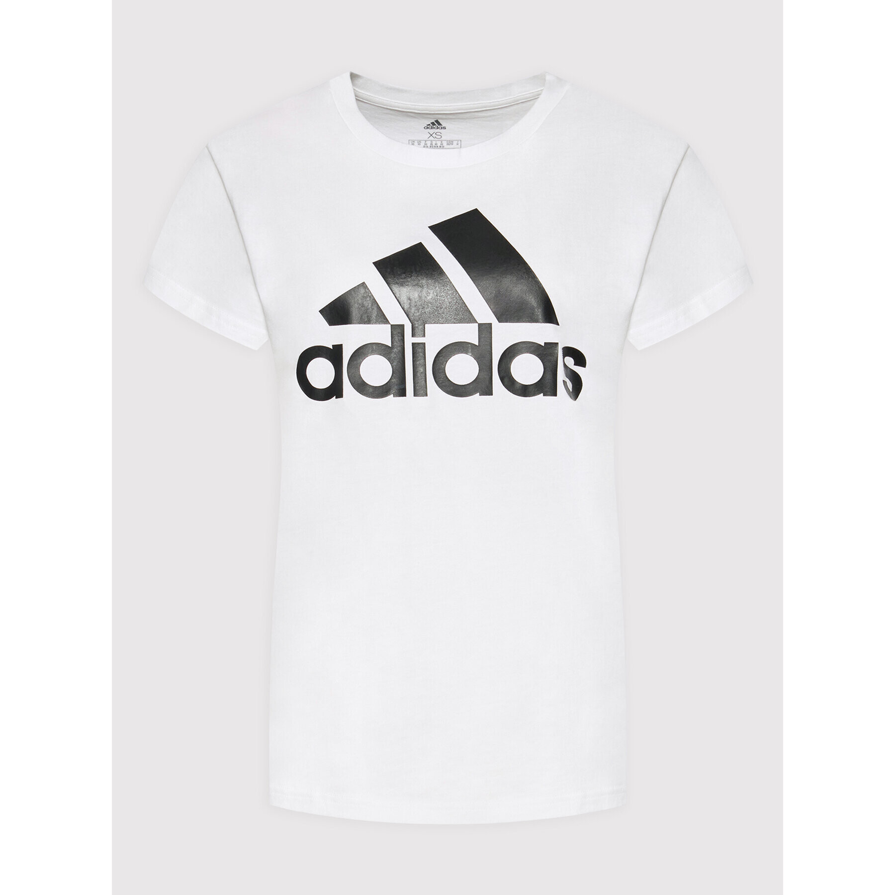 adidas Tričko Essentials Logo Boyfriend GL0779 Biela Loose Fit - Pepit.sk