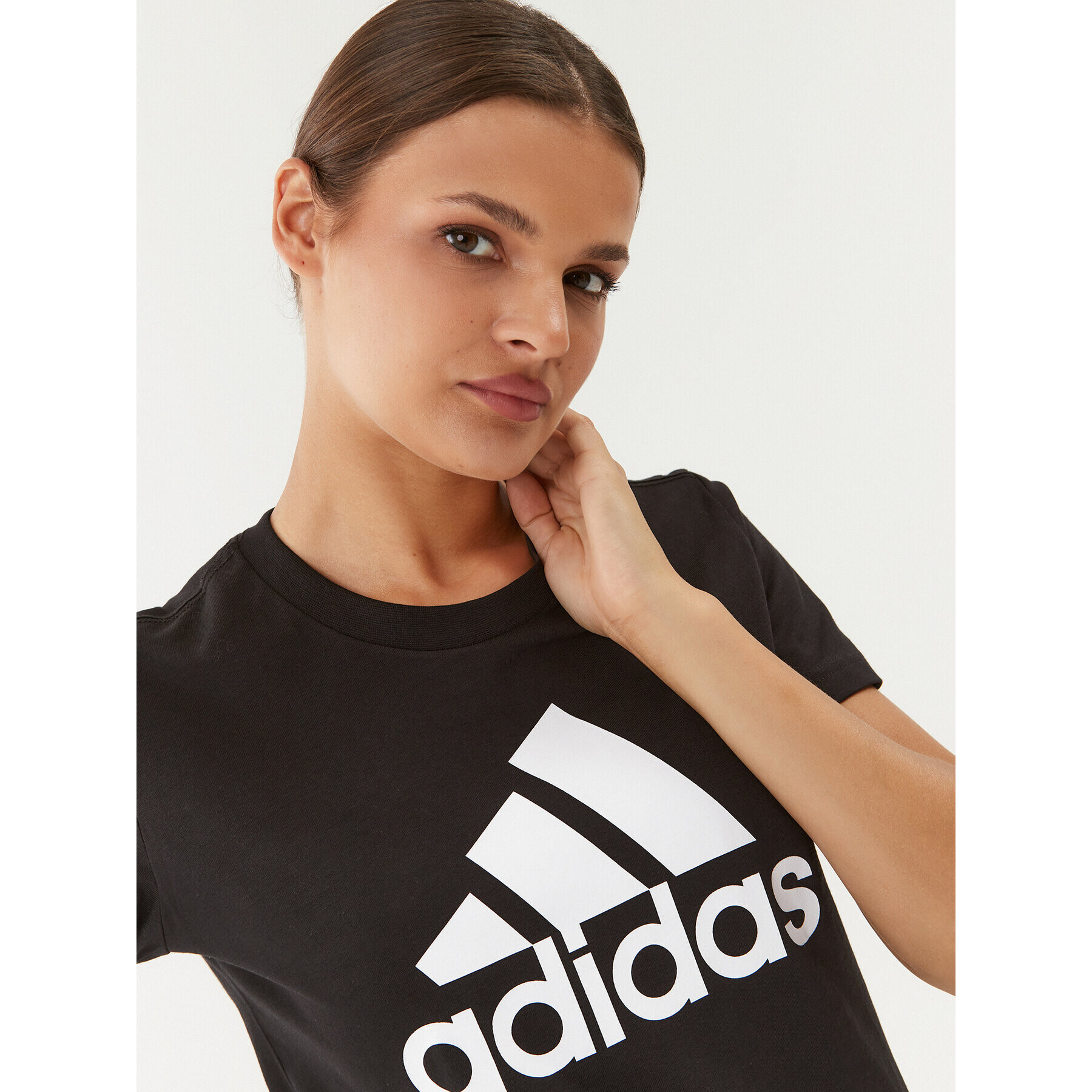 adidas Tričko Essentials Logo GL0722 Čierna Regular Fit - Pepit.sk