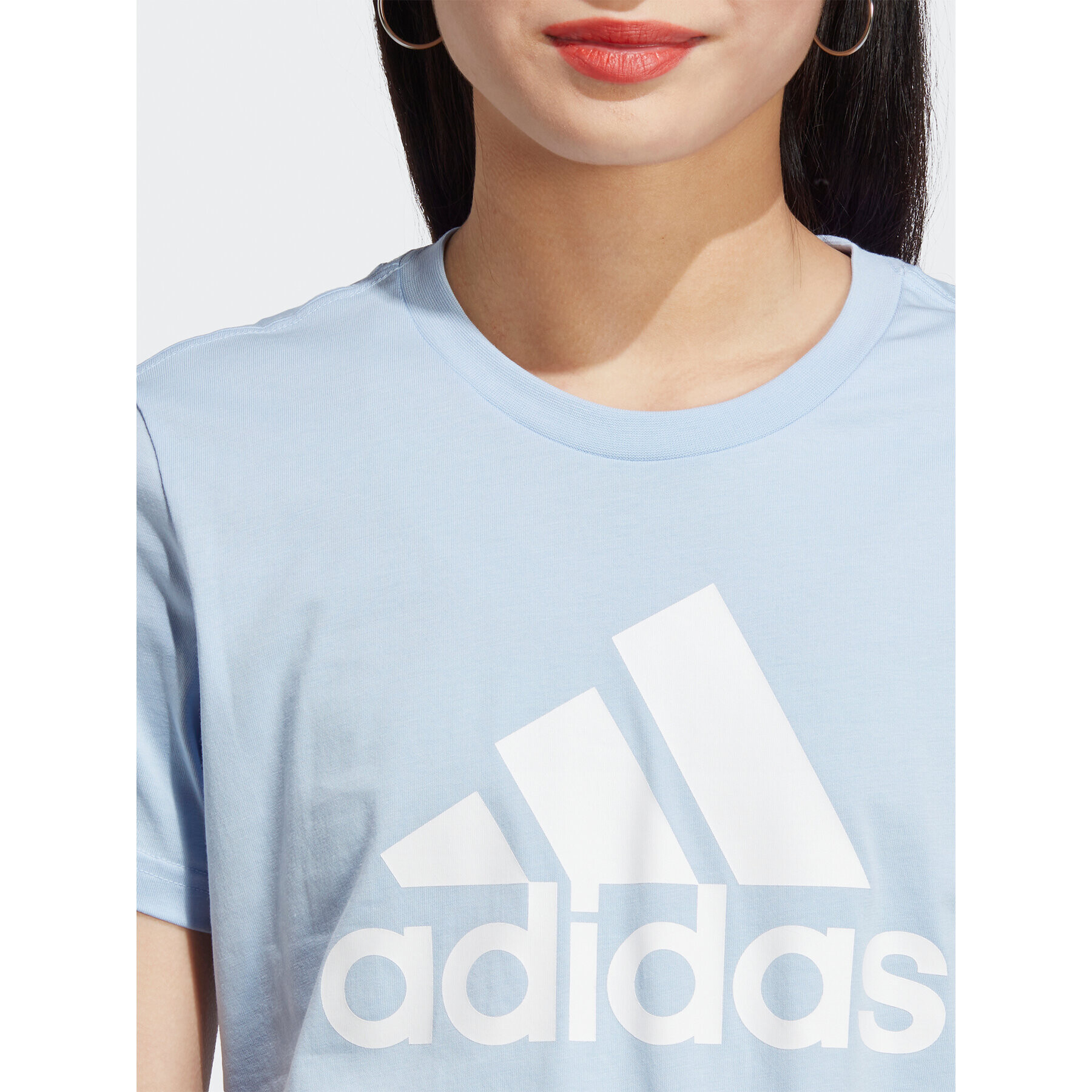 adidas Tričko Essentials Logo T-Shirt IC0637 Modrá Regular Fit - Pepit.sk