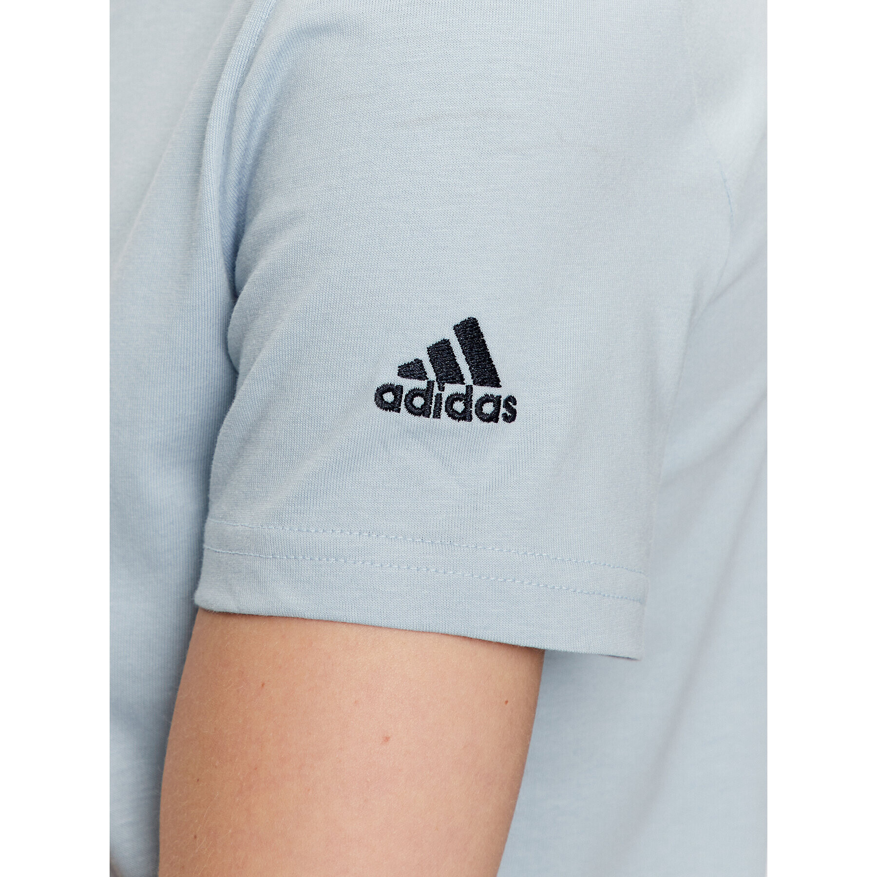 adidas Tričko Essentials Slim Logo T-Shirt IM2832 Modrá Slim Fit - Pepit.sk