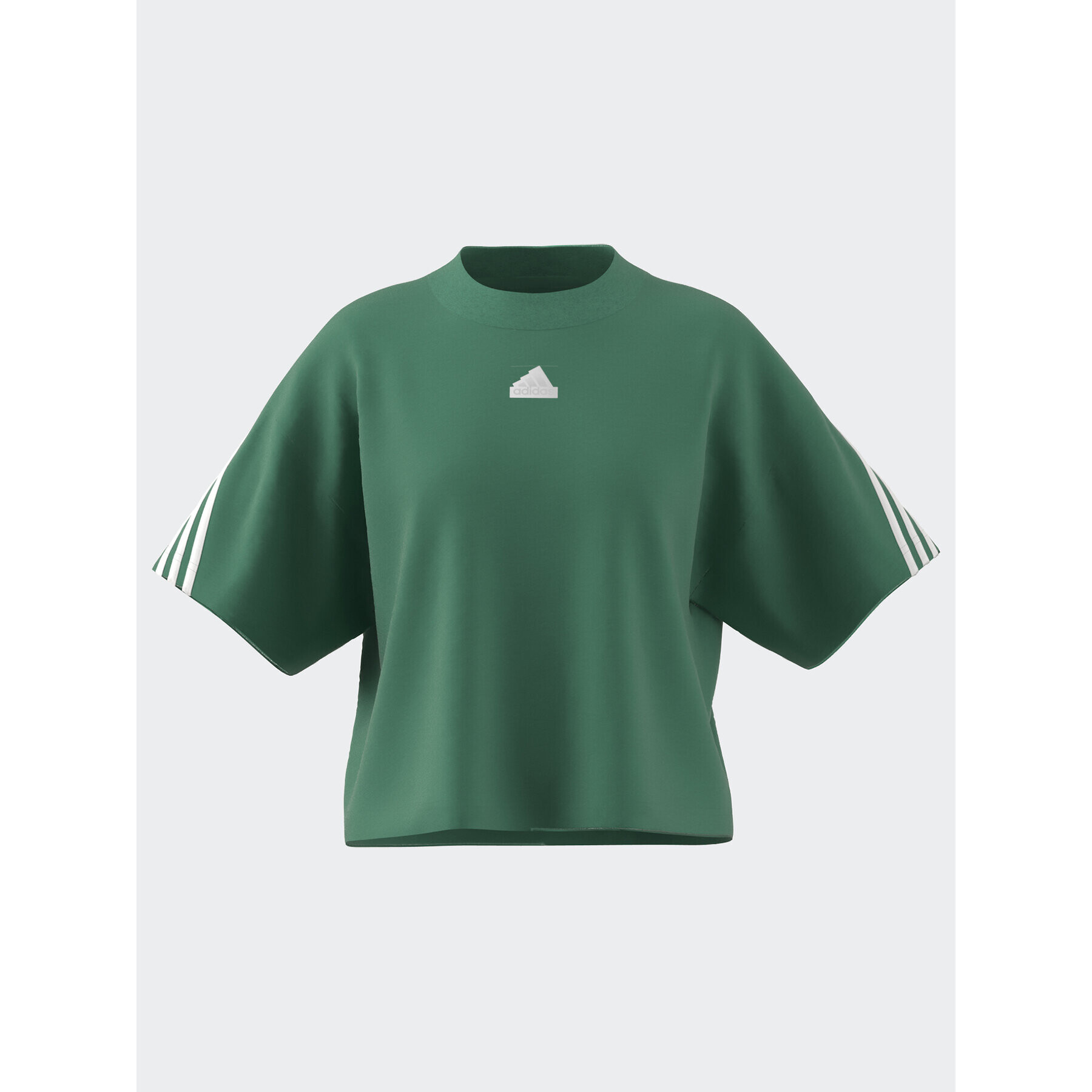 adidas Tričko Future Icons 3-Stripes T-Shirt IB8522 Zelená Loose Fit - Pepit.sk