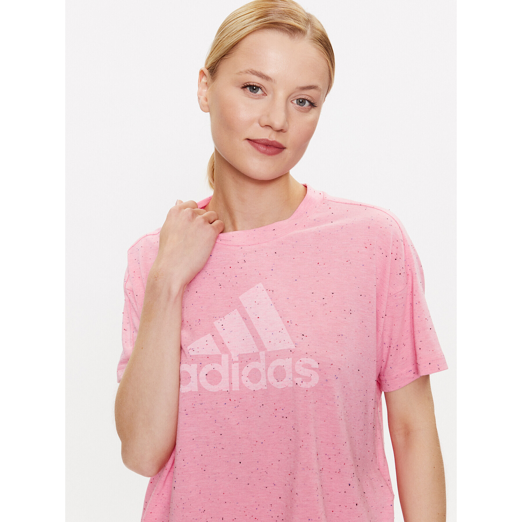 adidas Tričko Future Icons Winners T-Shirt IC0496 Ružová Loose Fit - Pepit.sk