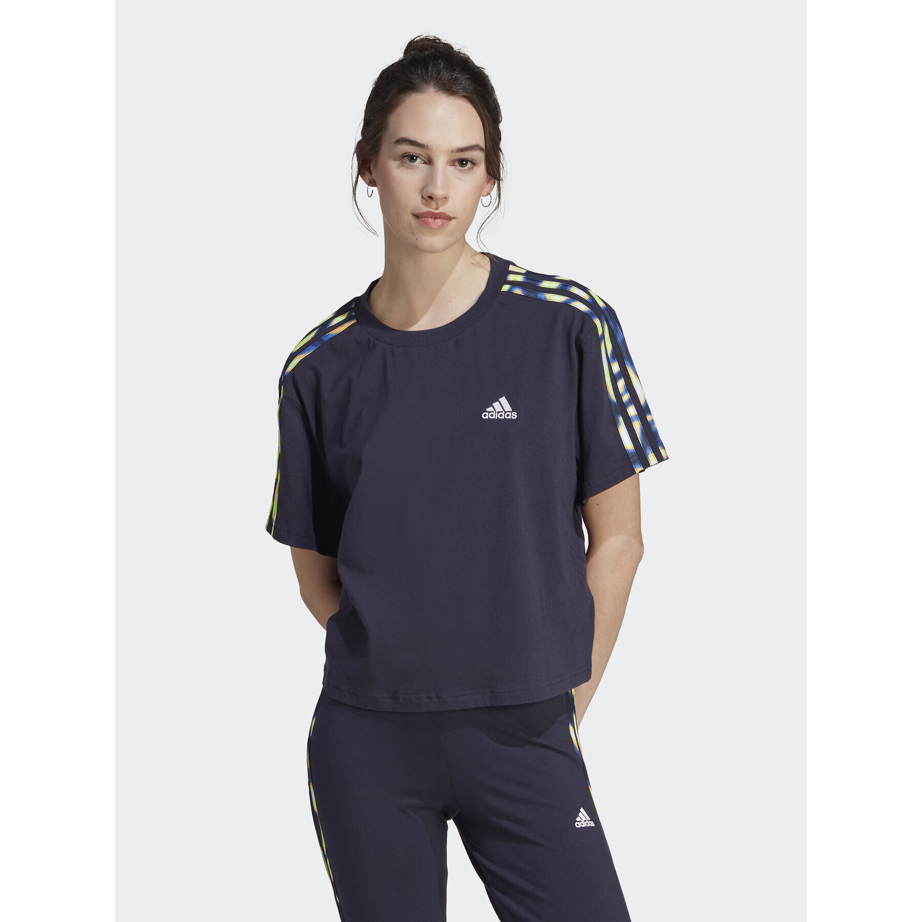 adidas Tričko IL5868 Modrá Loose Fit - Pepit.sk