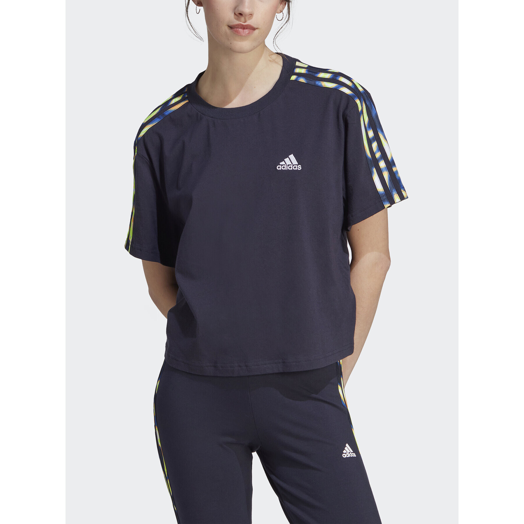 adidas Tričko IL5868 Modrá Loose Fit - Pepit.sk