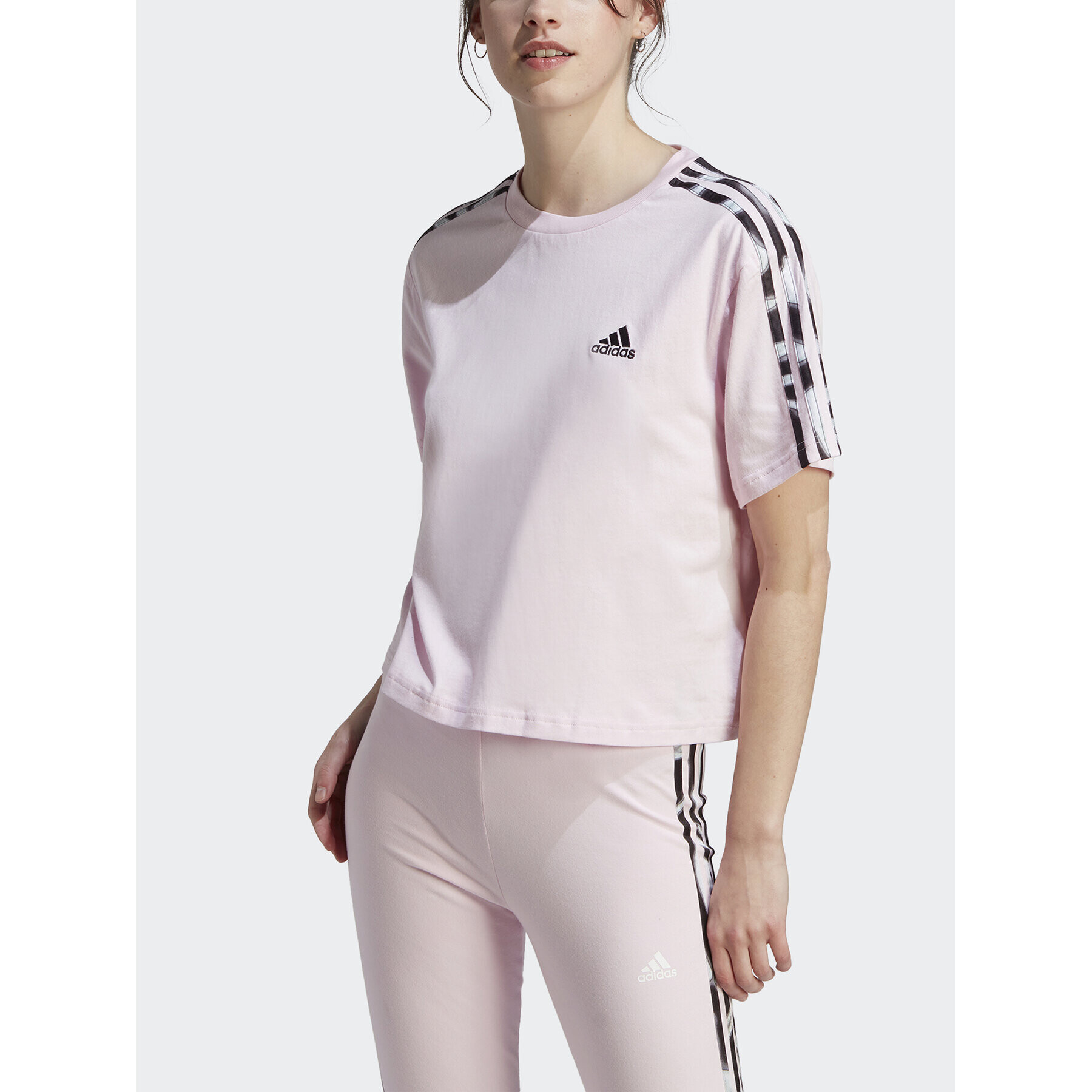 adidas Tričko IL5870 Ružová Loose Fit - Pepit.sk