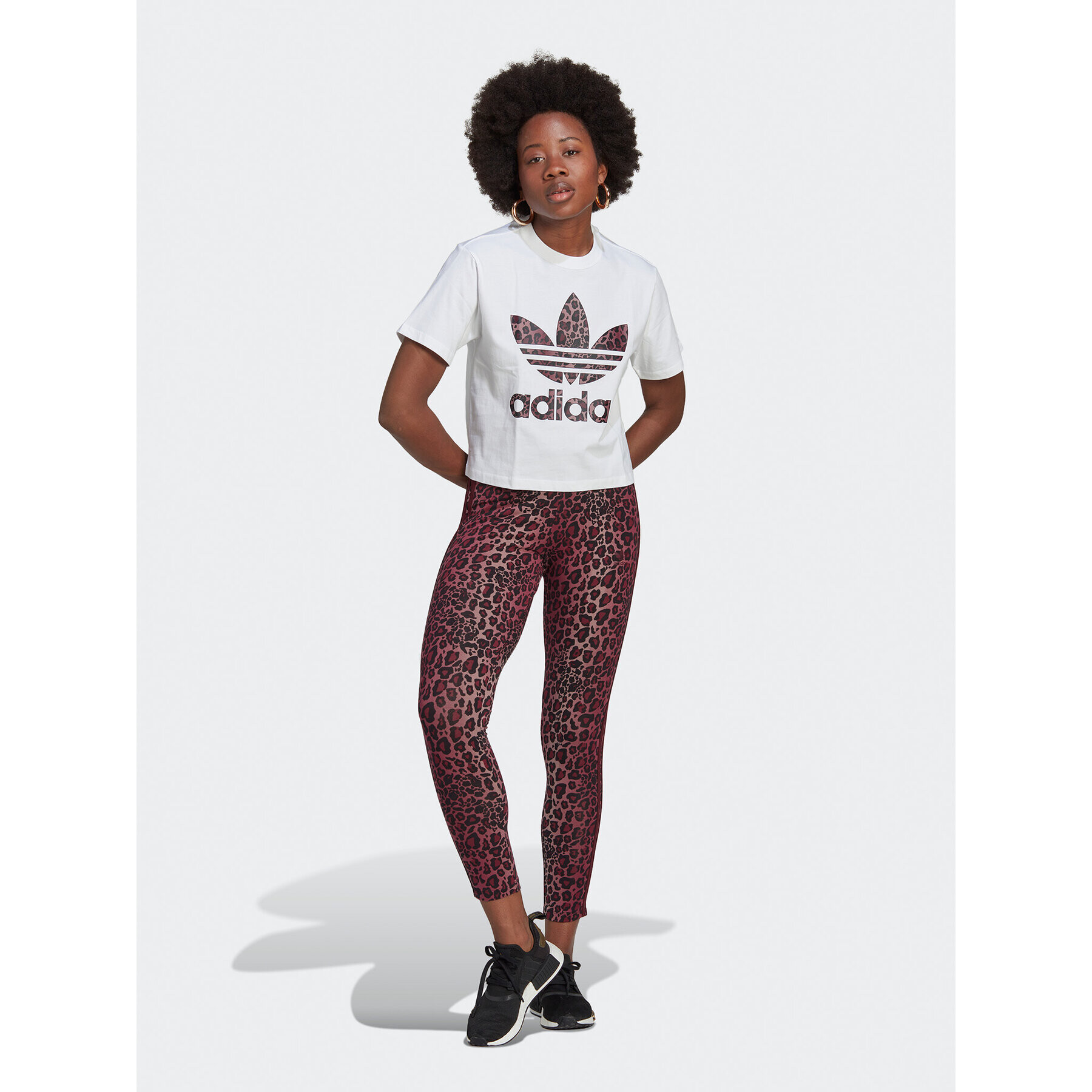 adidas Tričko Logo HK5186 Biela Regular Fit - Pepit.sk