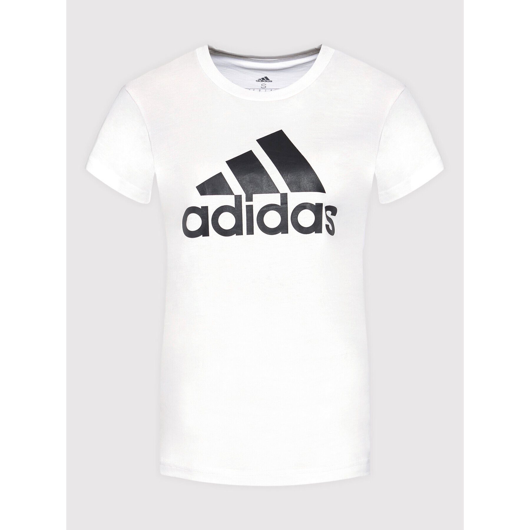 adidas Tričko Essentials Logo GL0649 Biela Regular Fit - Pepit.sk