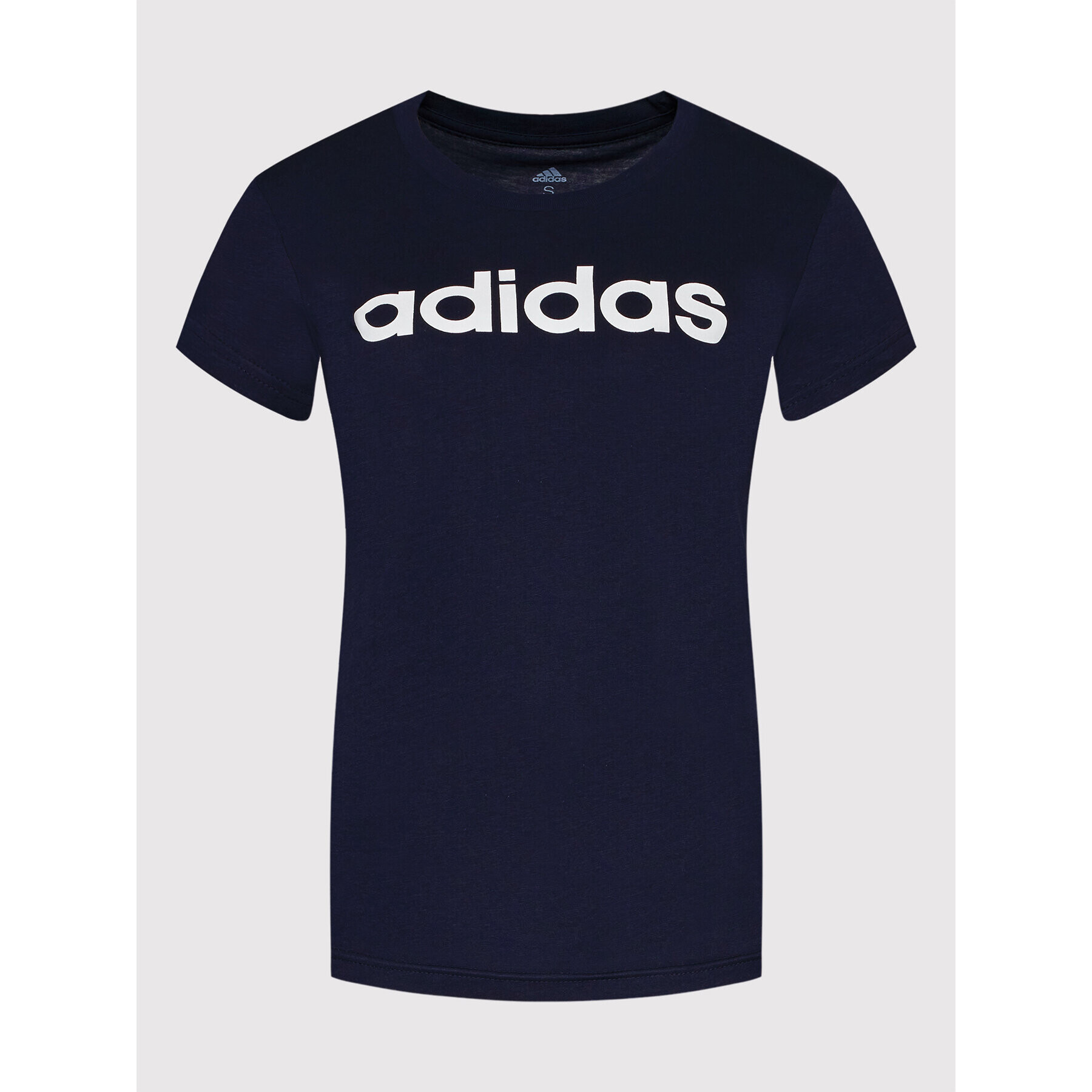 adidas Tričko Loungewear Essentials Logo H07833 Tmavomodrá Slim Fit - Pepit.sk