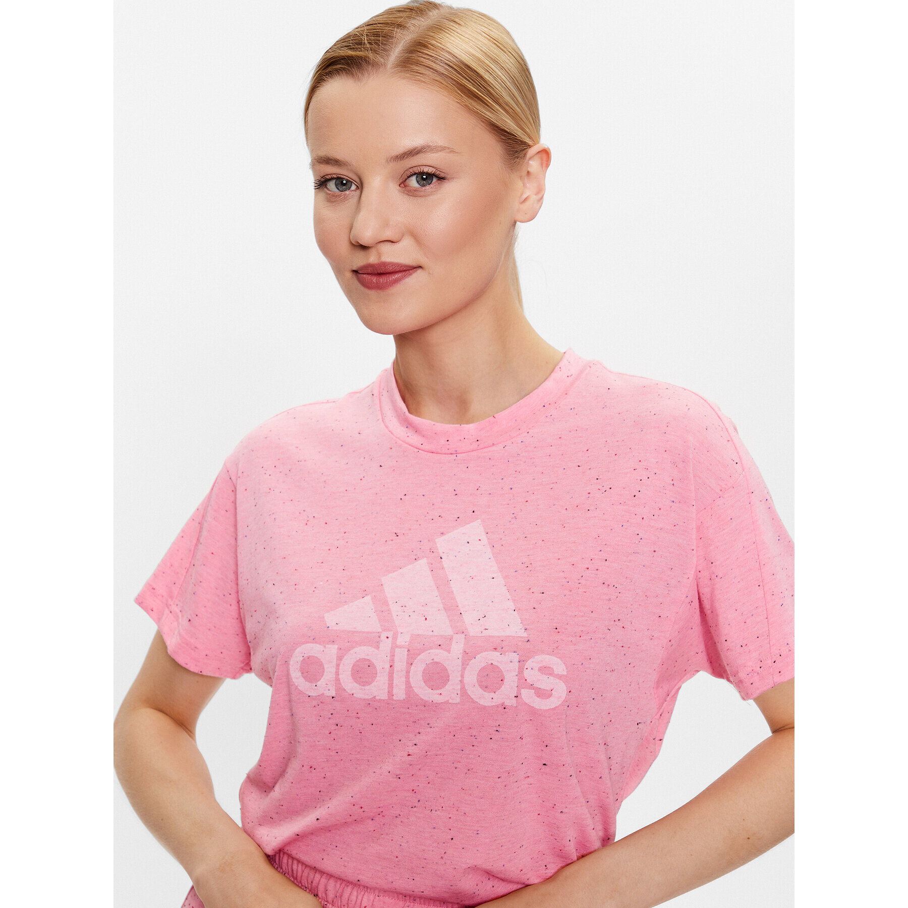 adidas Tričko Sportswear Future Icons Winners 3.0 T-Shirt IC0507 Ružová Regular Fit - Pepit.sk