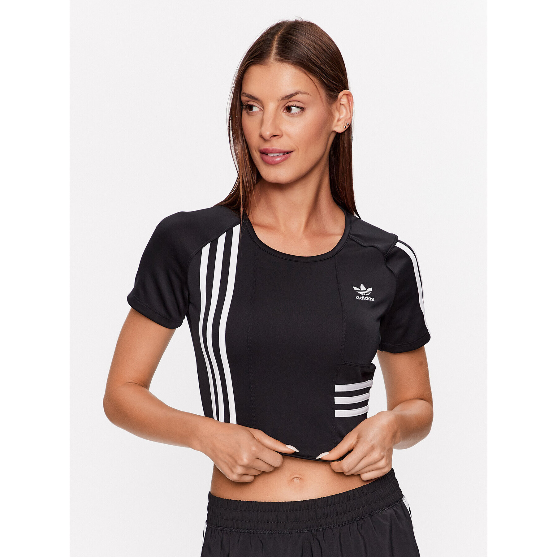 adidas Tričko T-Shirt IC2379 Čierna - Pepit.sk