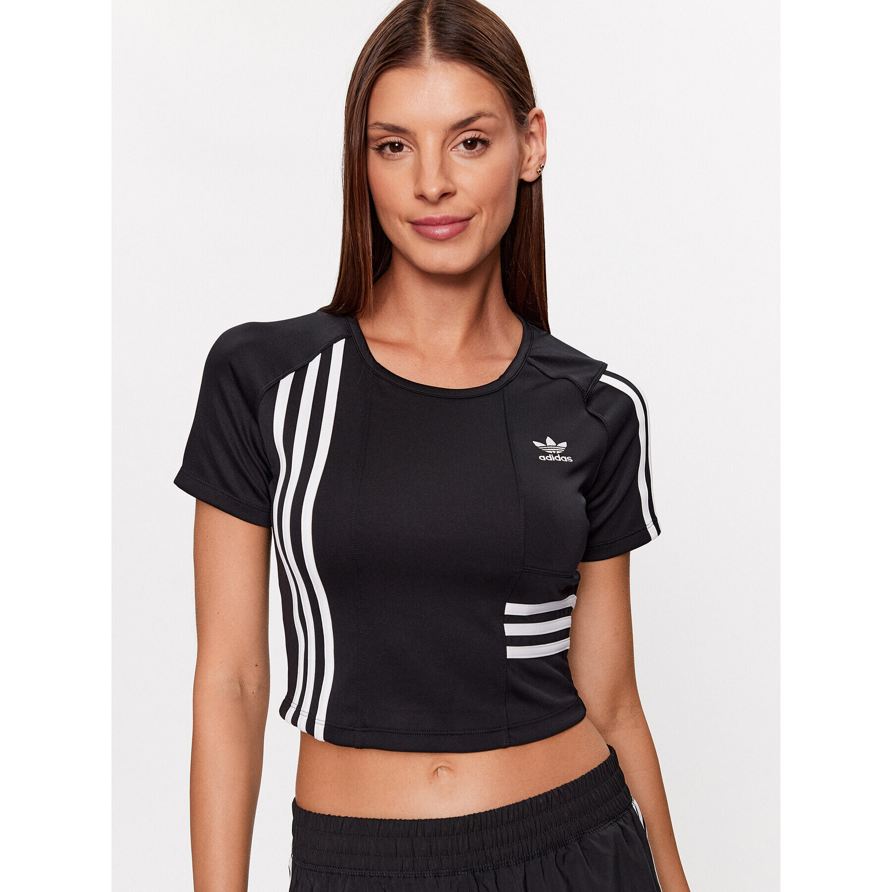 adidas Tričko T-Shirt IC2379 Čierna - Pepit.sk