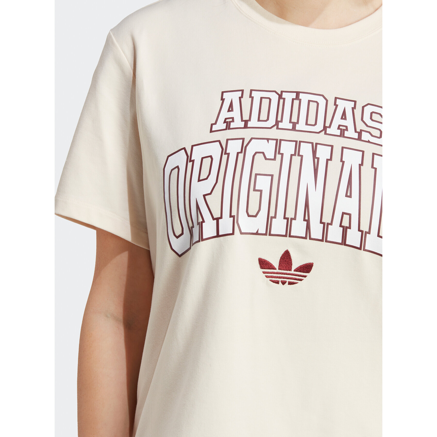 adidas Tričko T-Shirt IC5981 Béžová - Pepit.sk