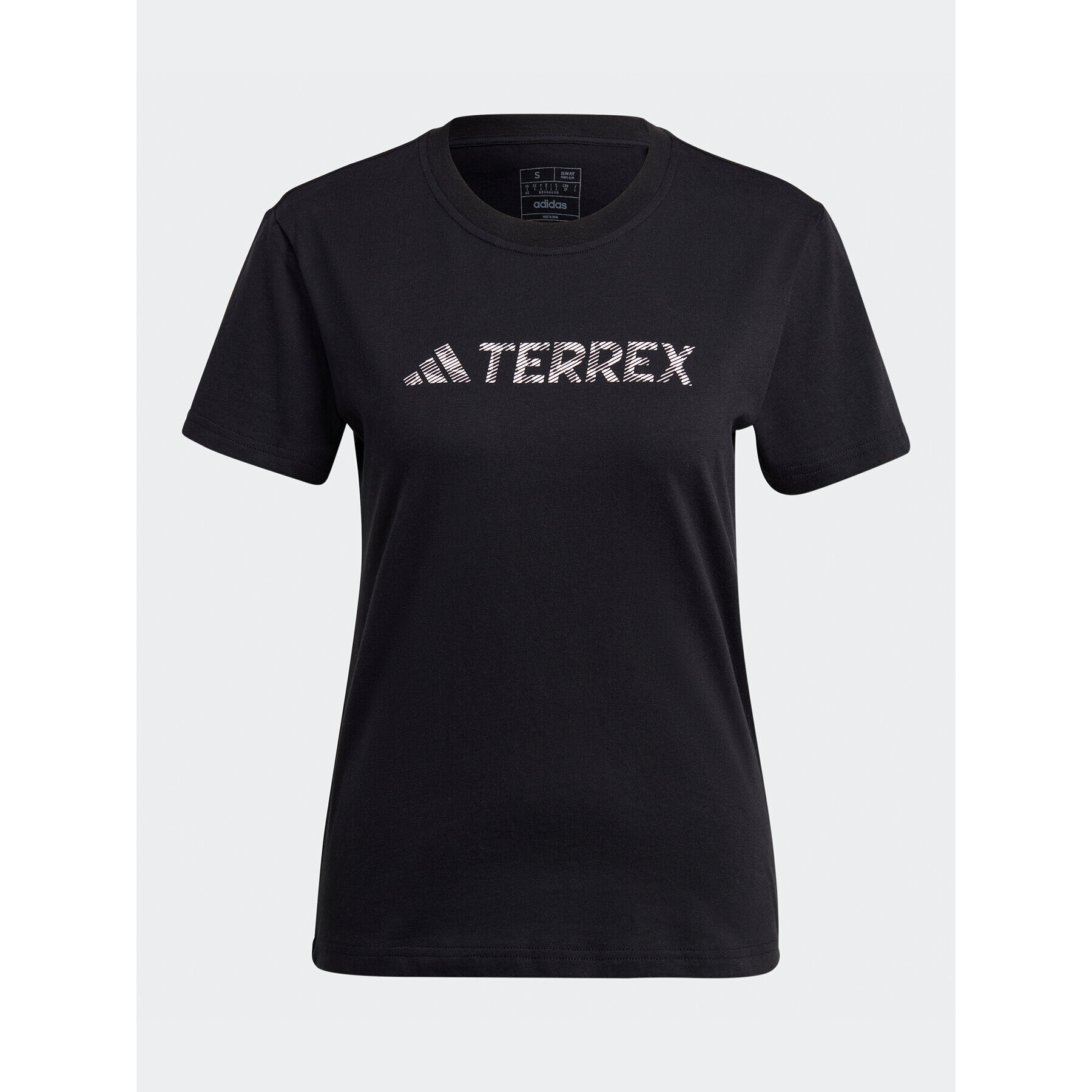 adidas Tričko Terrex Classic Logo T-Shirt HZ1392 Čierna Regular Fit - Pepit.sk