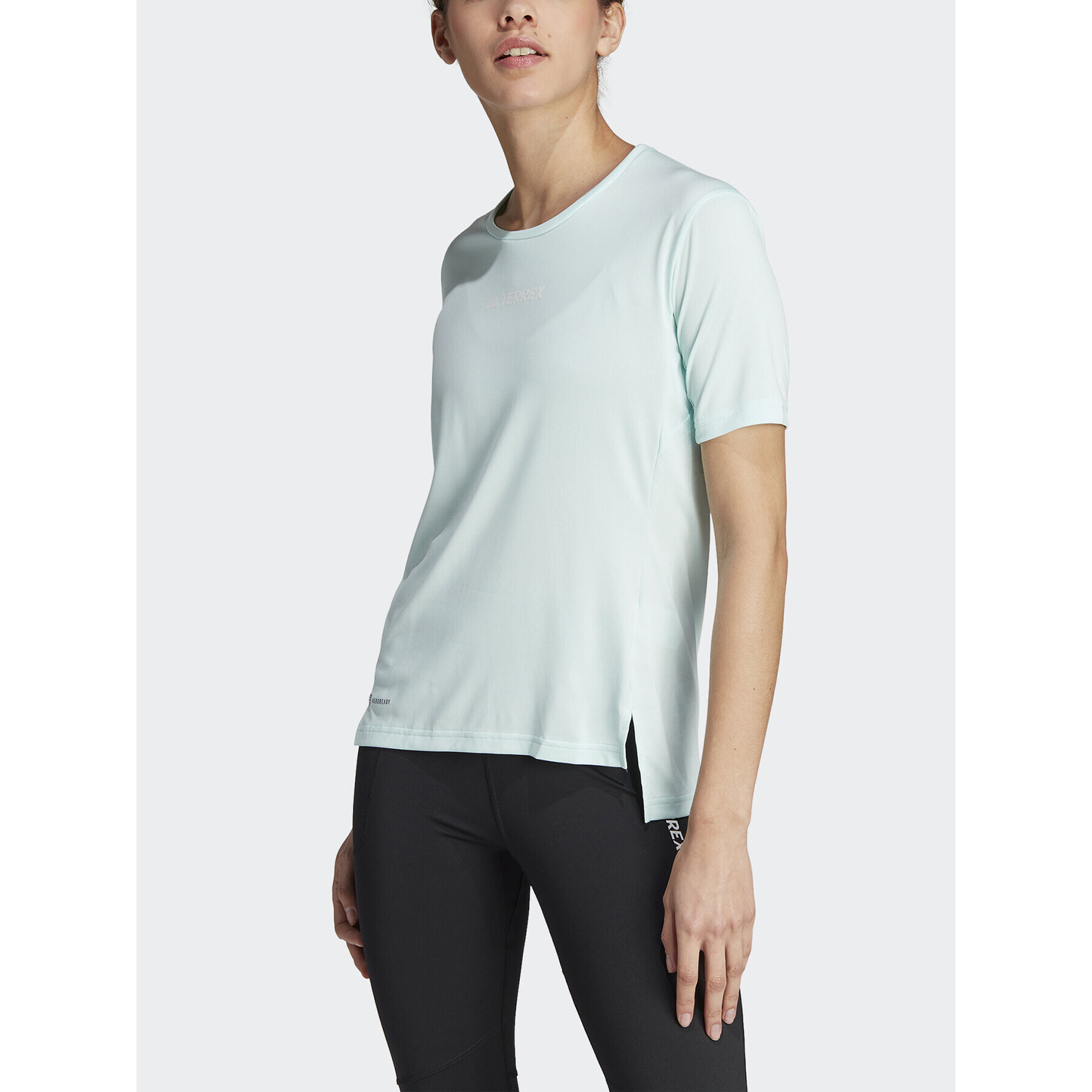 adidas Tričko Terrex Multi T-Shirt HZ6258 Tyrkysová Regular Fit - Pepit.sk