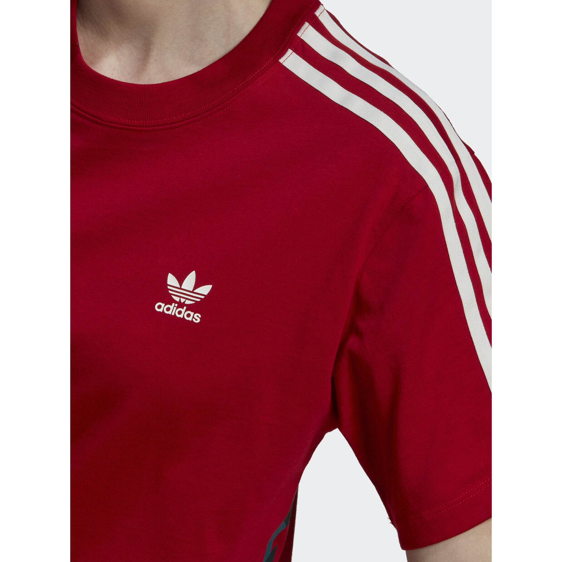 adidas Tričko THEBE MAGUGU HK5209 Červená Regular Fit - Pepit.sk