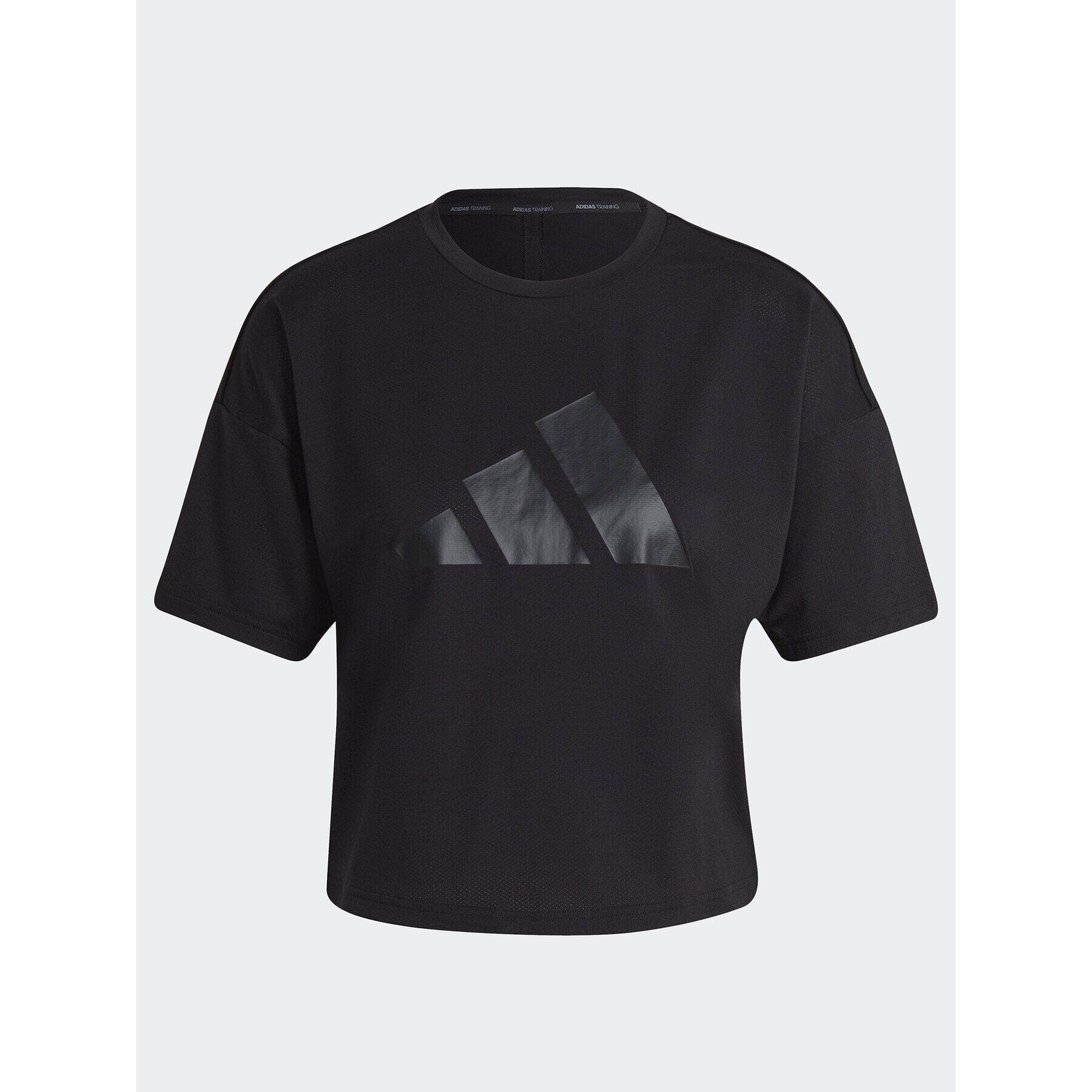 adidas Tričko Train Icons 3 Bar Logo T-Shirt HD8973 Čierna Regular Fit - Pepit.sk