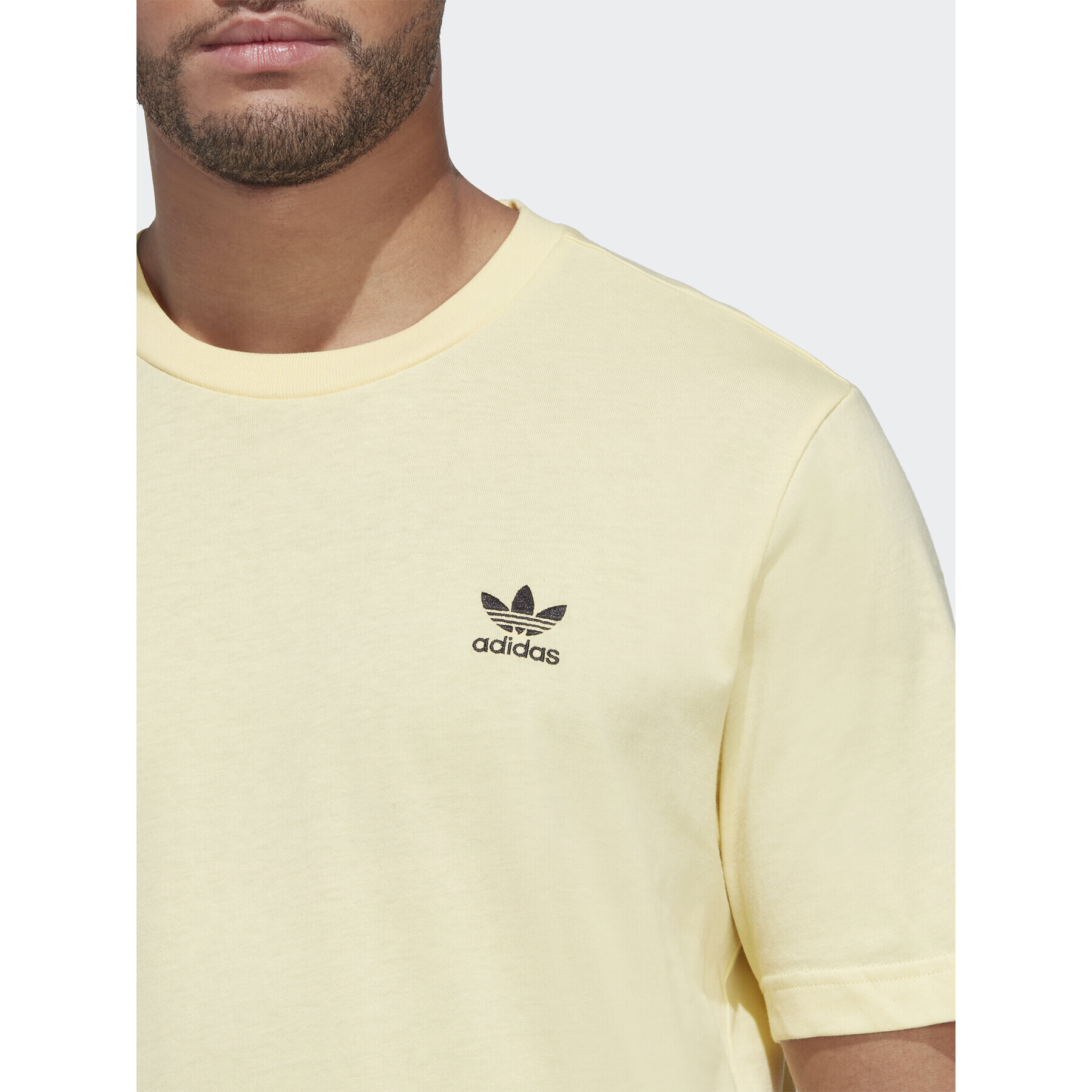 adidas Tričko Trefoil Essentials T-Shirt IA4867 Žltá Regular Fit - Pepit.sk