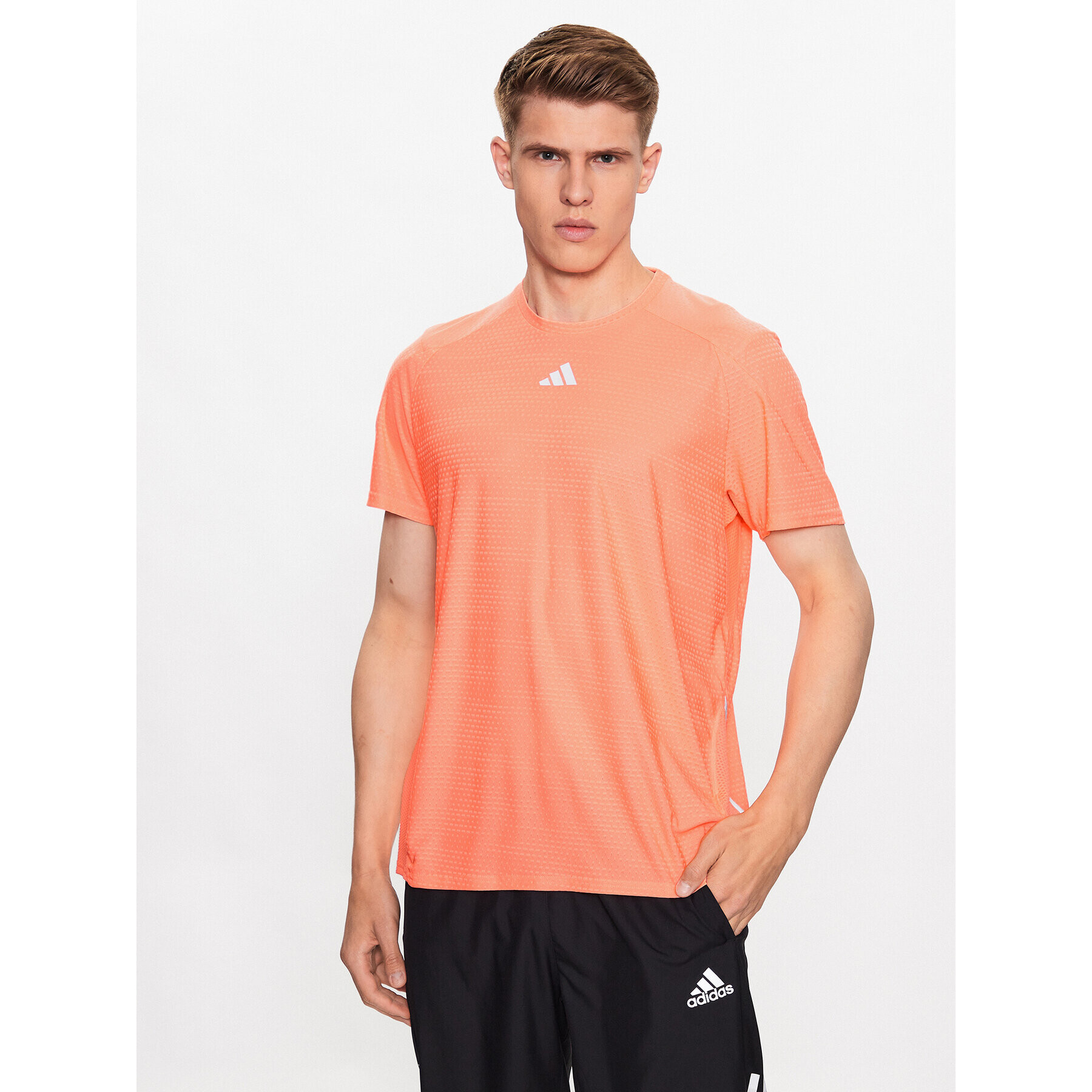 adidas Tričko Win Confidence Running HEAT.RDY T-Shirt IB7381 Oranžová Regular Fit - Pepit.sk