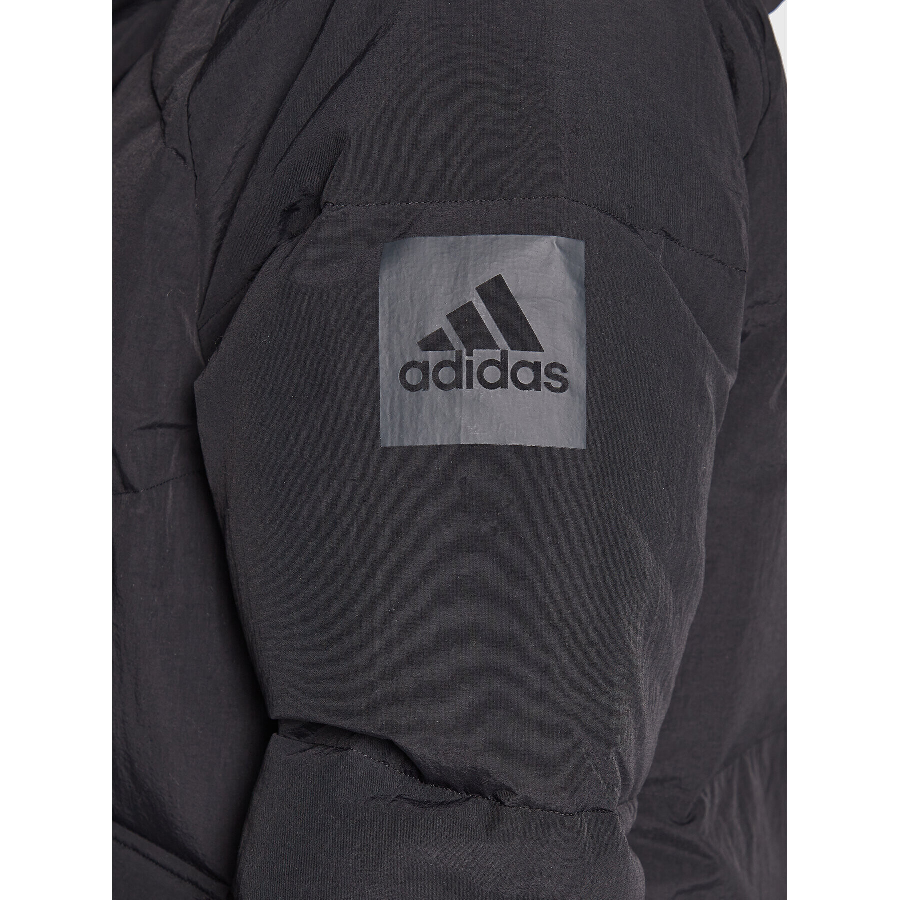 adidas Vatovaná bunda Big Baffle HN9927 Čierna Relaxed Fit - Pepit.sk