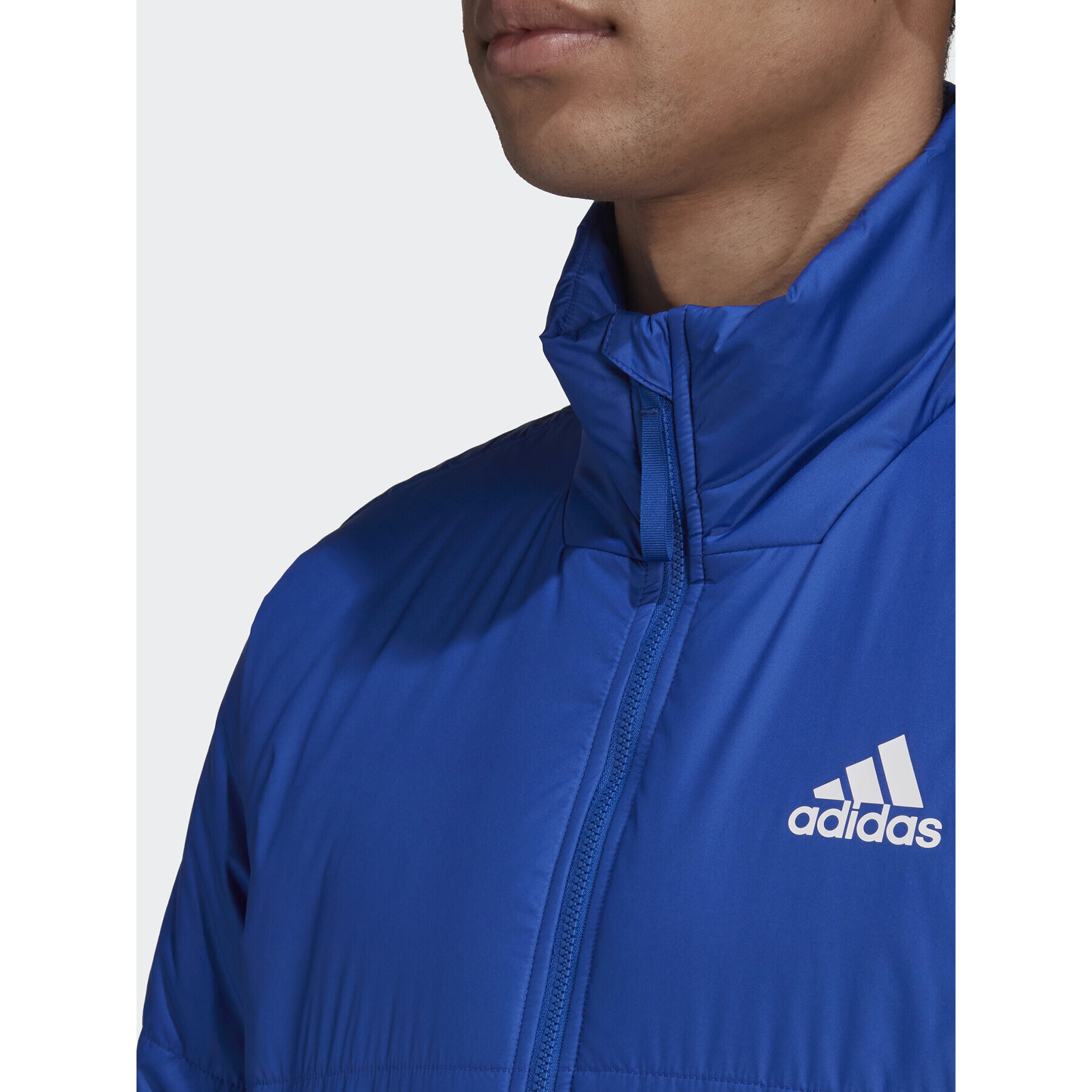 adidas Vatovaná bunda Bsc 3-Stripes HE1458 Modrá Regular Fit - Pepit.sk