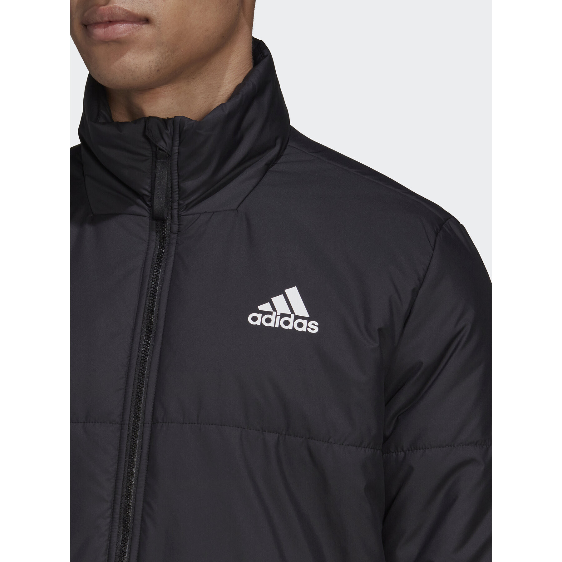 adidas Vatovaná bunda Bsc 3-Stripes HG8758 Čierna Regular Fit - Pepit.sk