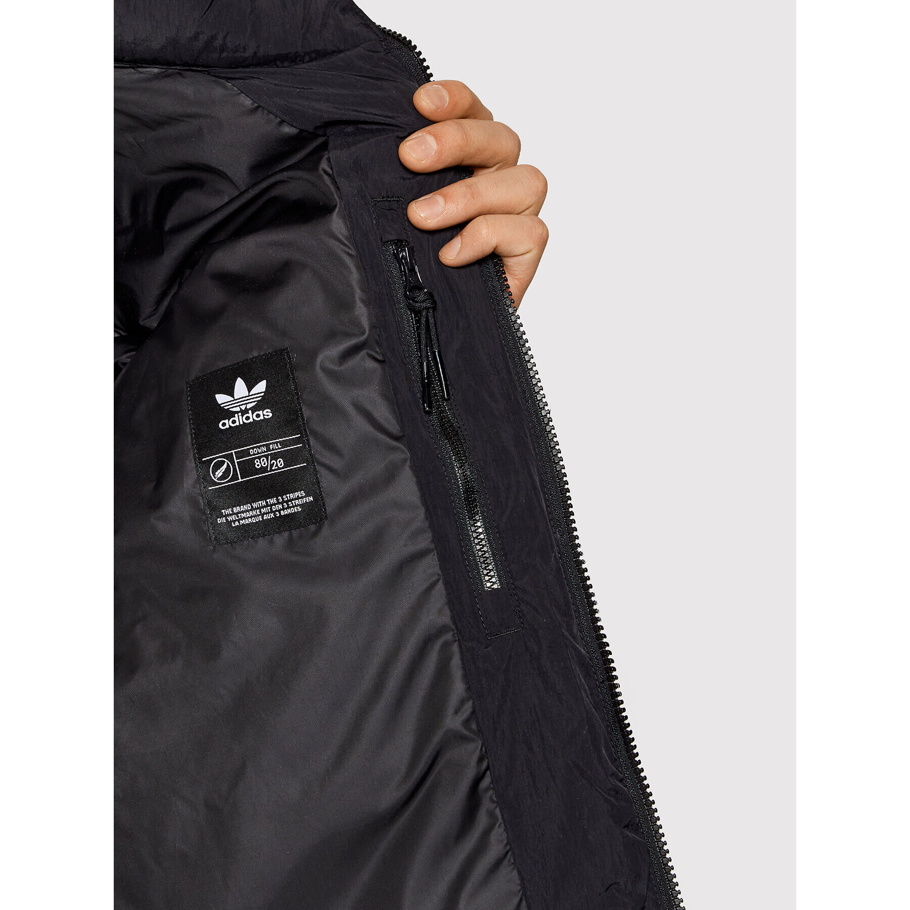 adidas Vatovaná bunda Down Regen H13564 Čierna Regular Fit - Pepit.sk