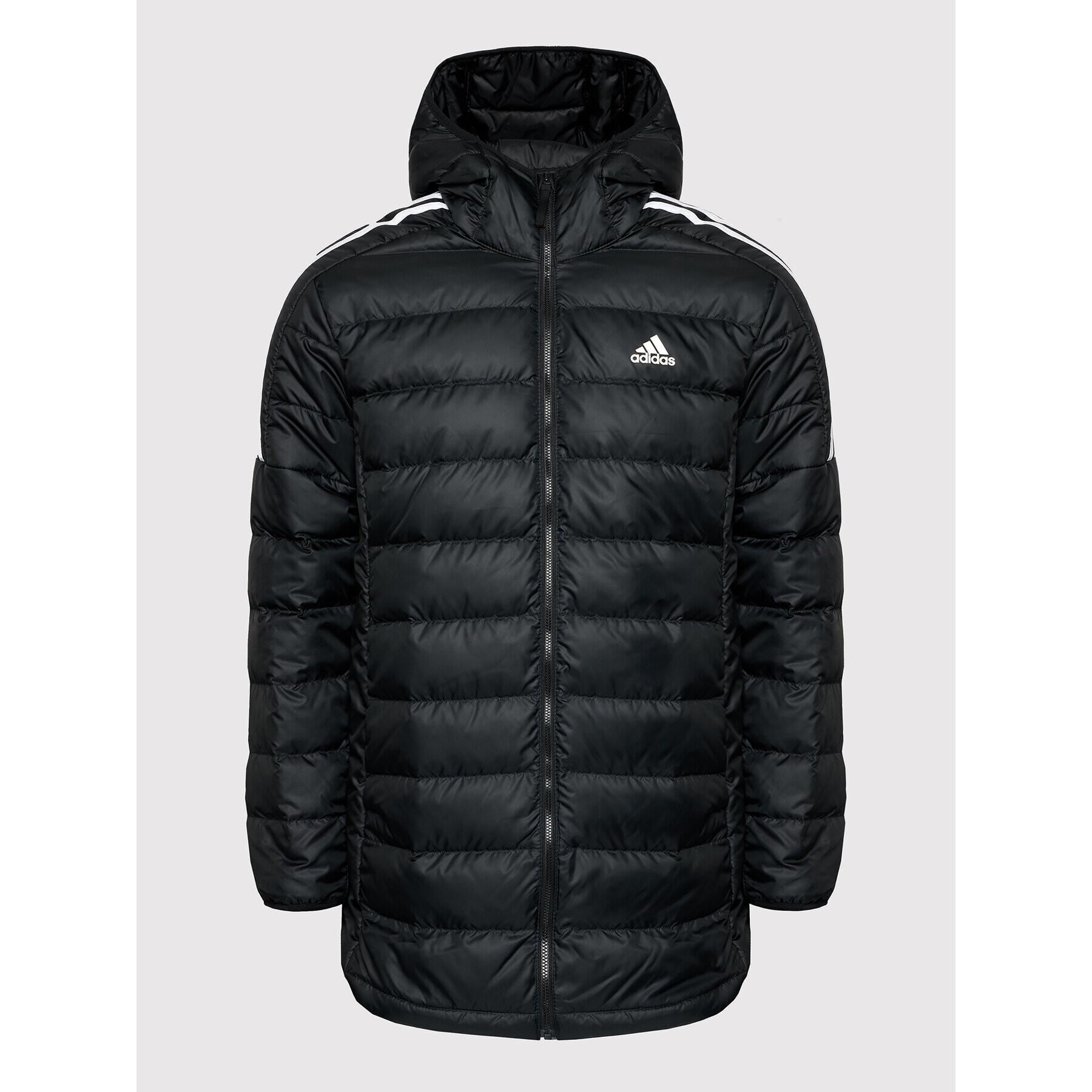 adidas Vatovaná bunda Essentials GH4604 Čierna Slim Fit - Pepit.sk