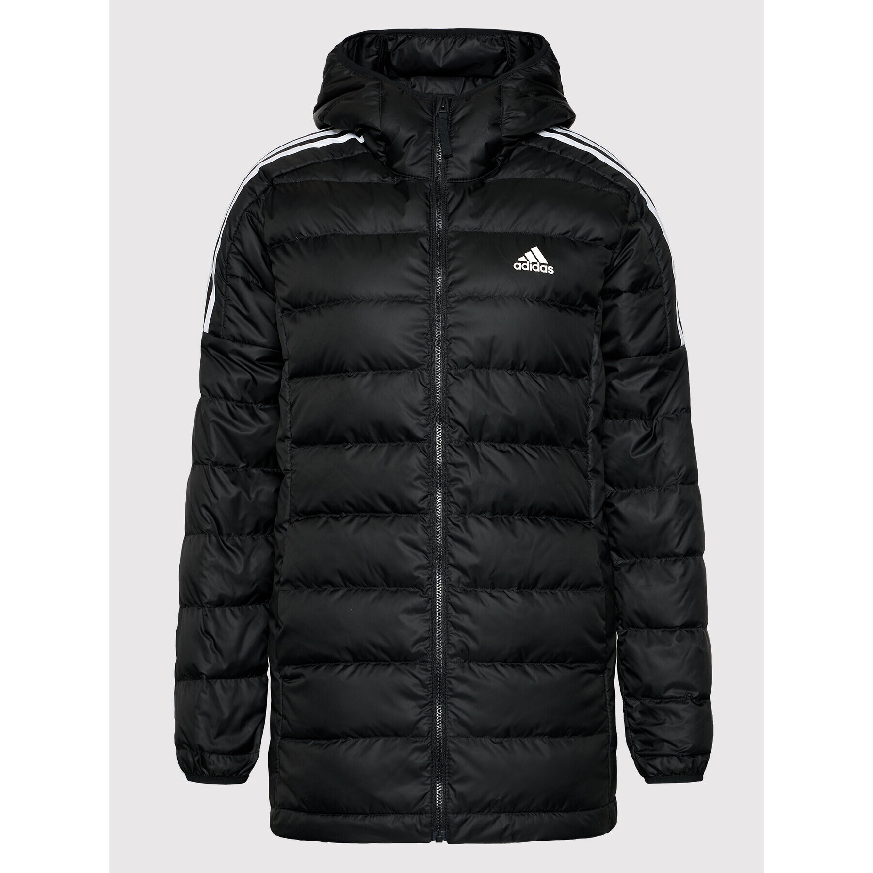 adidas Vatovaná bunda GH4590 Čierna Slim Fit - Pepit.sk