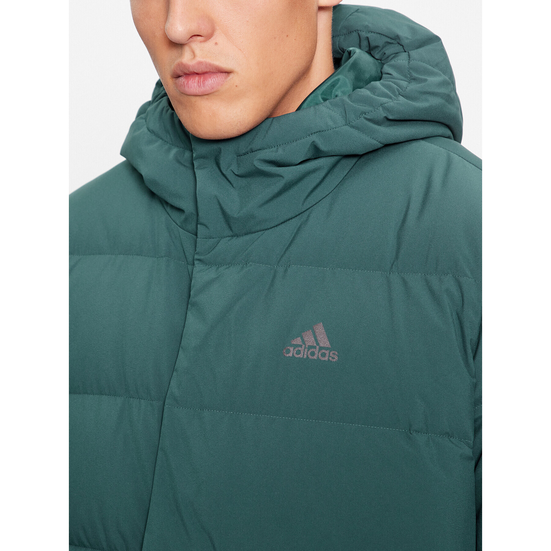 adidas Vatovaná bunda Helionic Down IK3176 Modrá Regular Fit - Pepit.sk