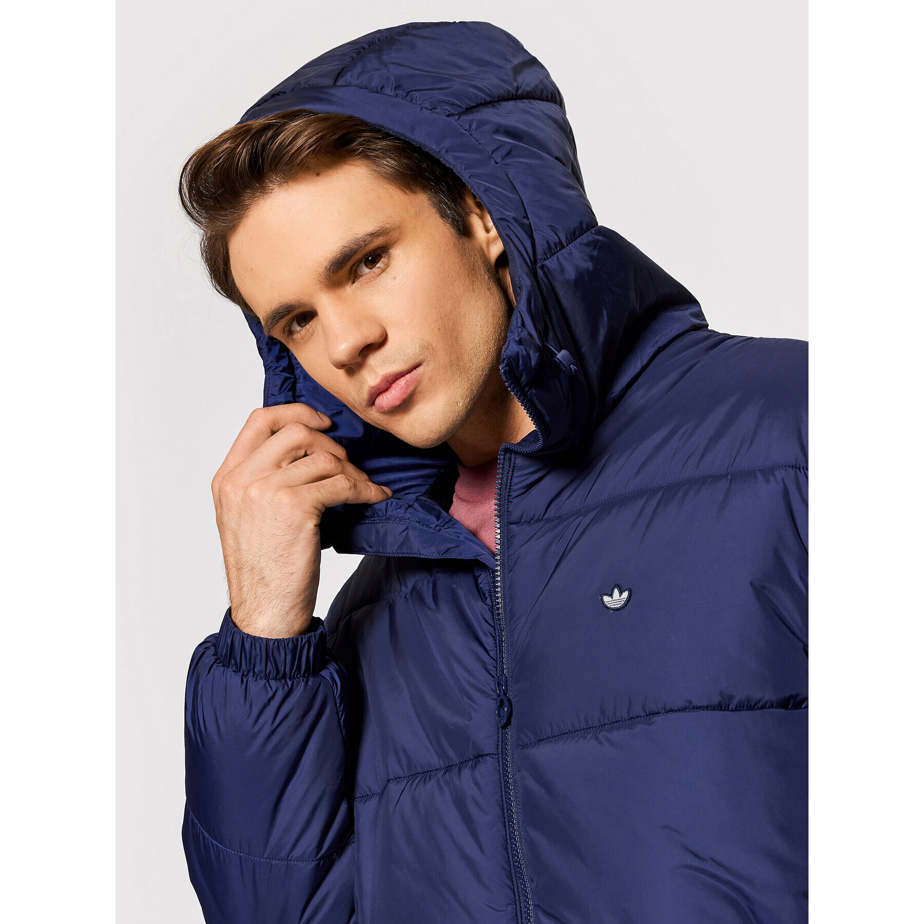 adidas Vatovaná bunda Puffer H13554 Tmavomodrá Regular Fit - Pepit.sk