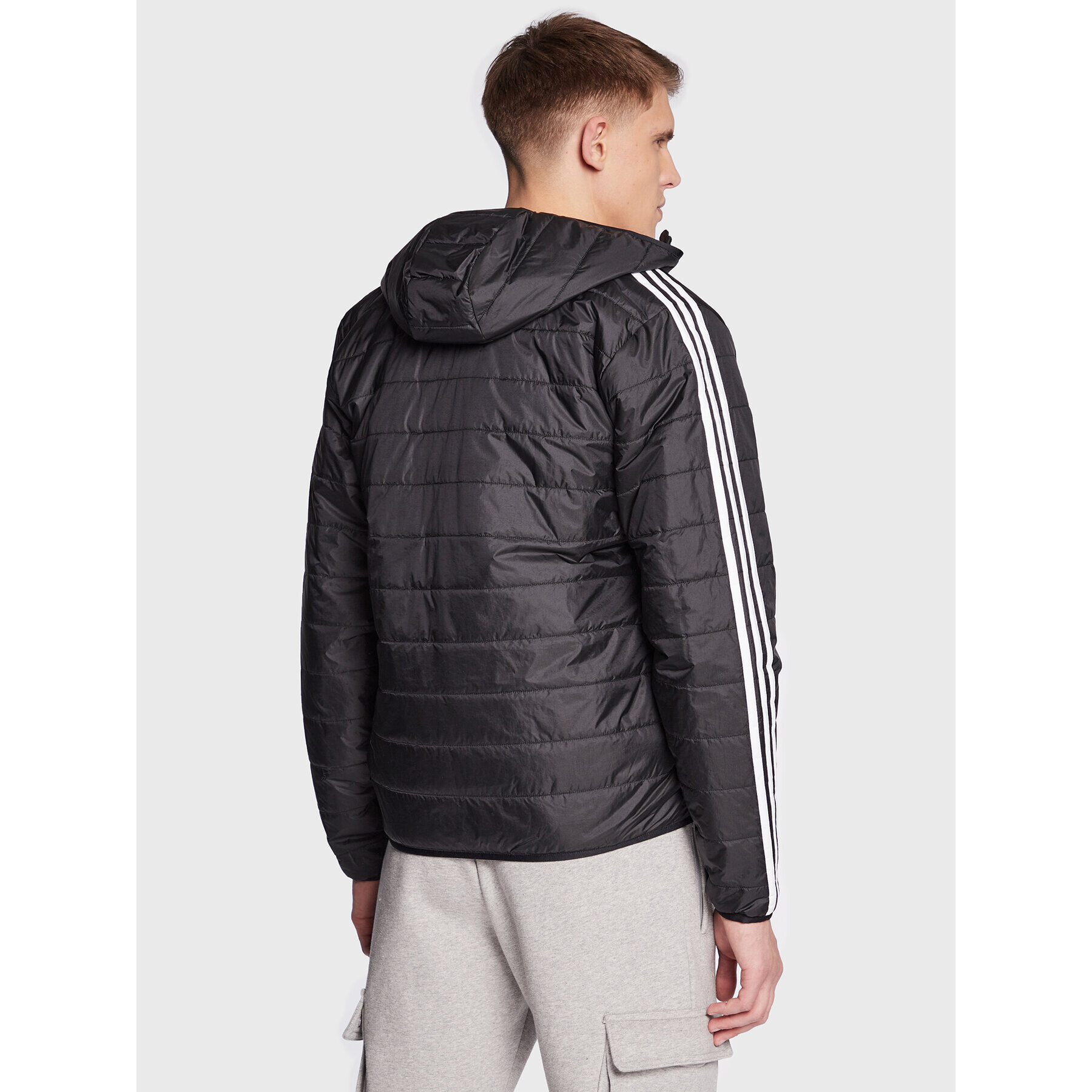 adidas Vatovaná bunda Puffer HL9211 Čierna Regular Fit - Pepit.sk