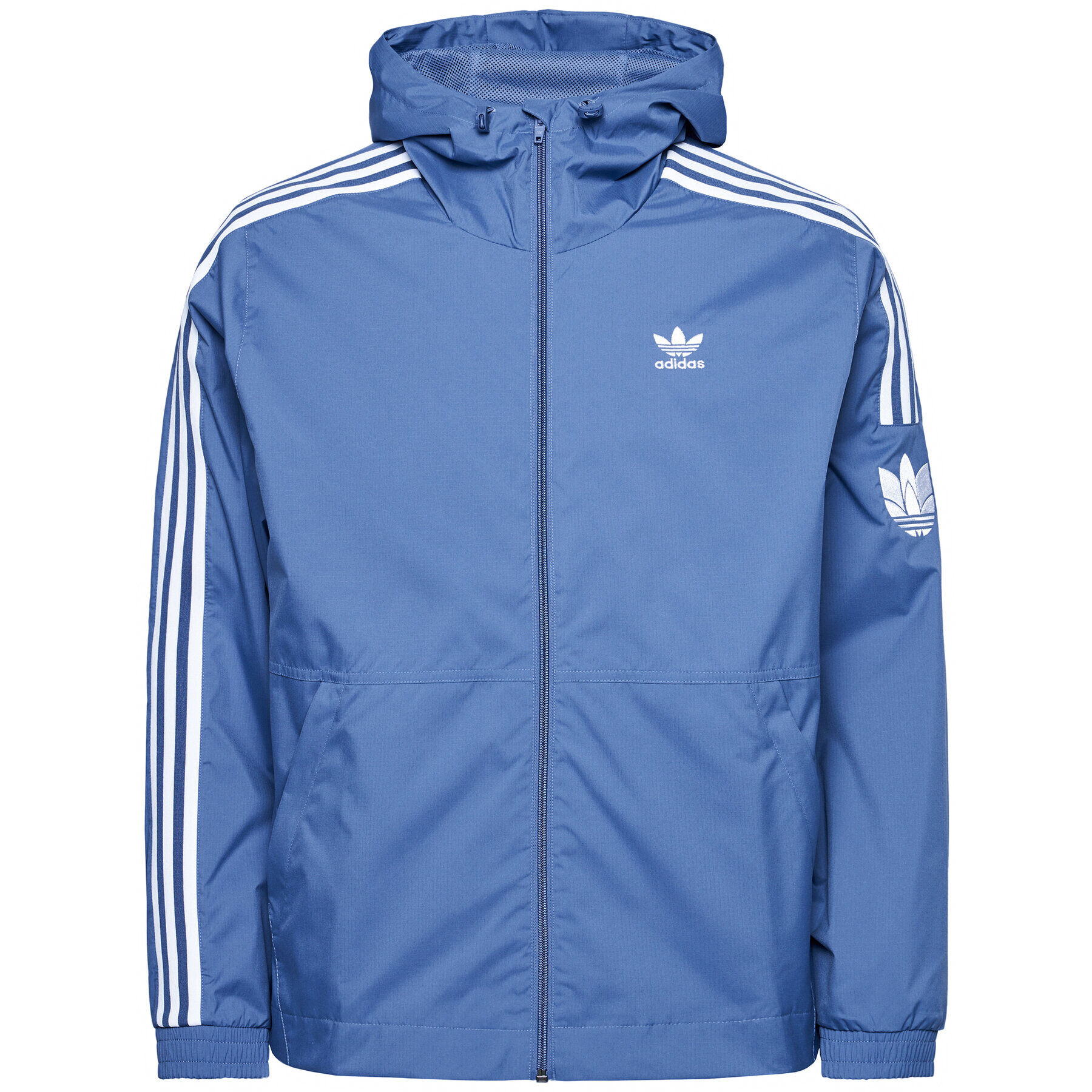 adidas Vetrovka adicolor 3D Trefoil GN3552 Modrá Regular Fit - Pepit.sk