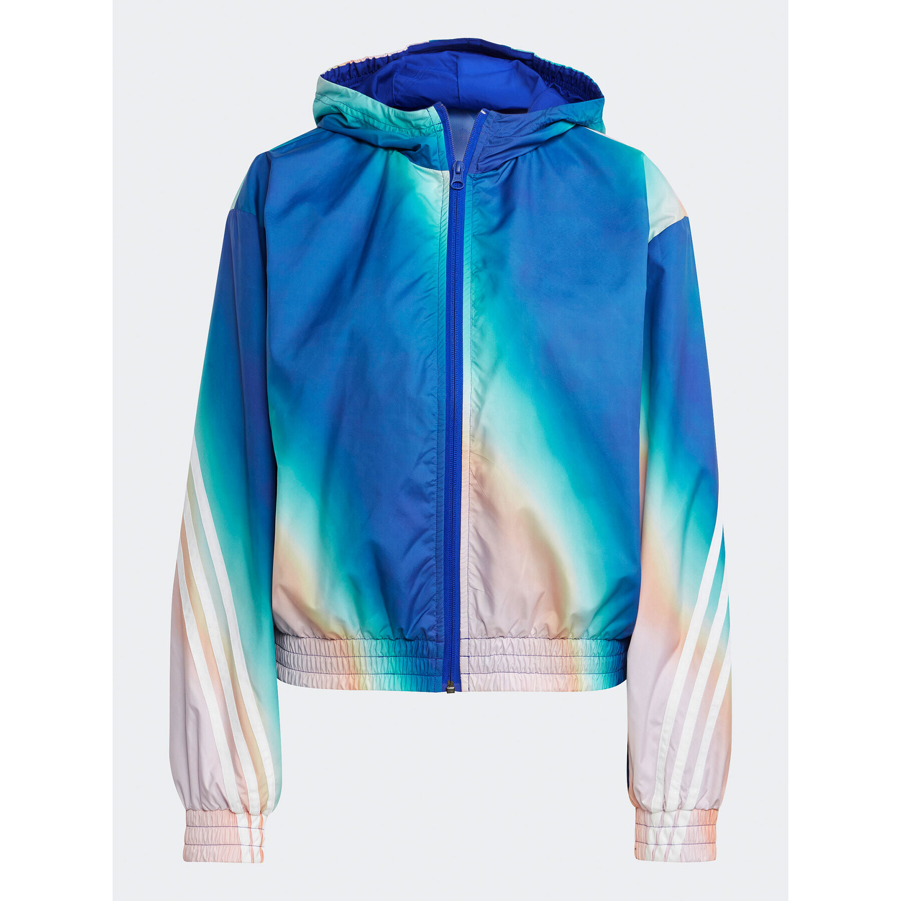 adidas Vetrovka Future Icons Woven Windbreaker IC0470 Modrá Loose Fit - Pepit.sk