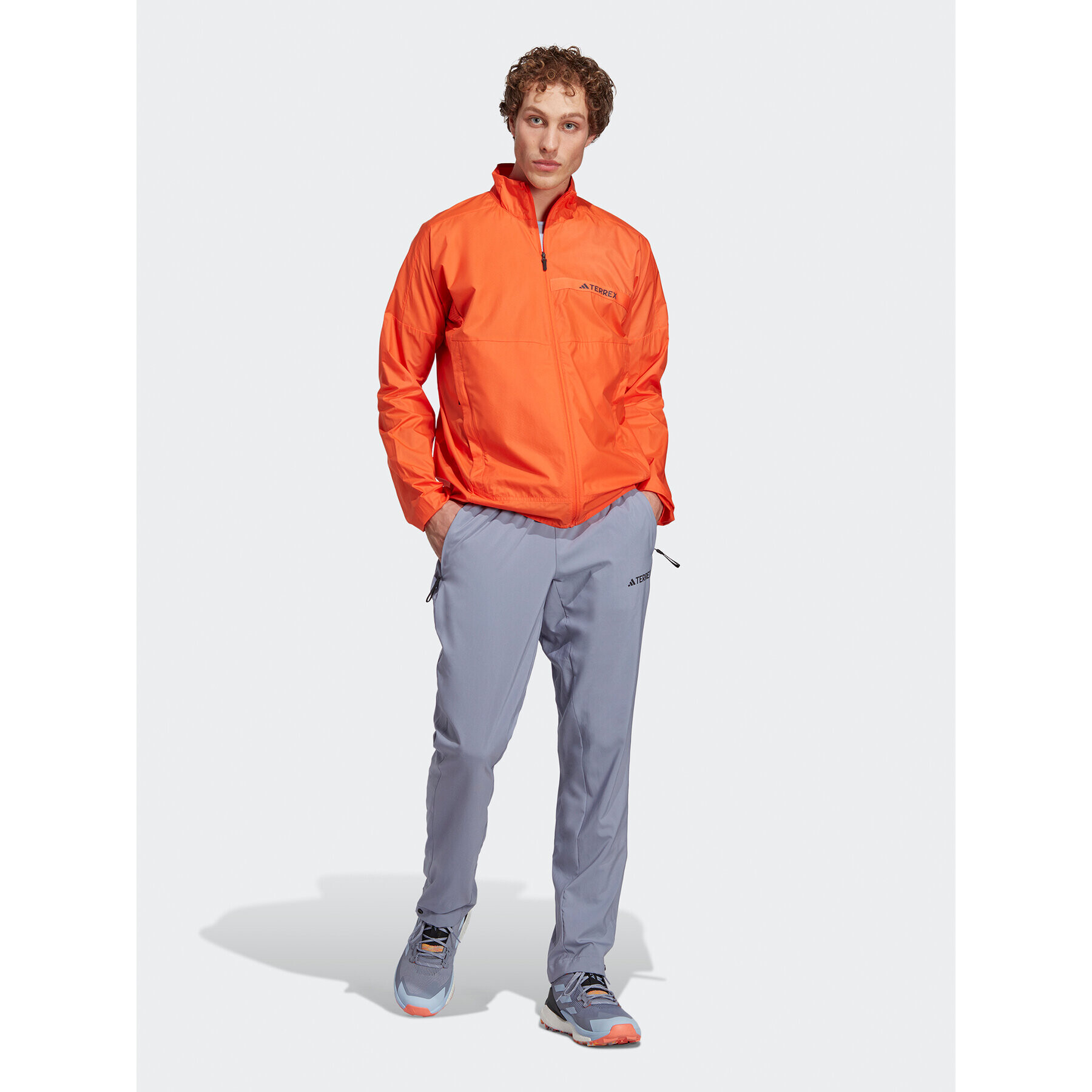 adidas Vetrovka Terrex Multi Windbreaker HM4027 Oranžová Regular Fit - Pepit.sk