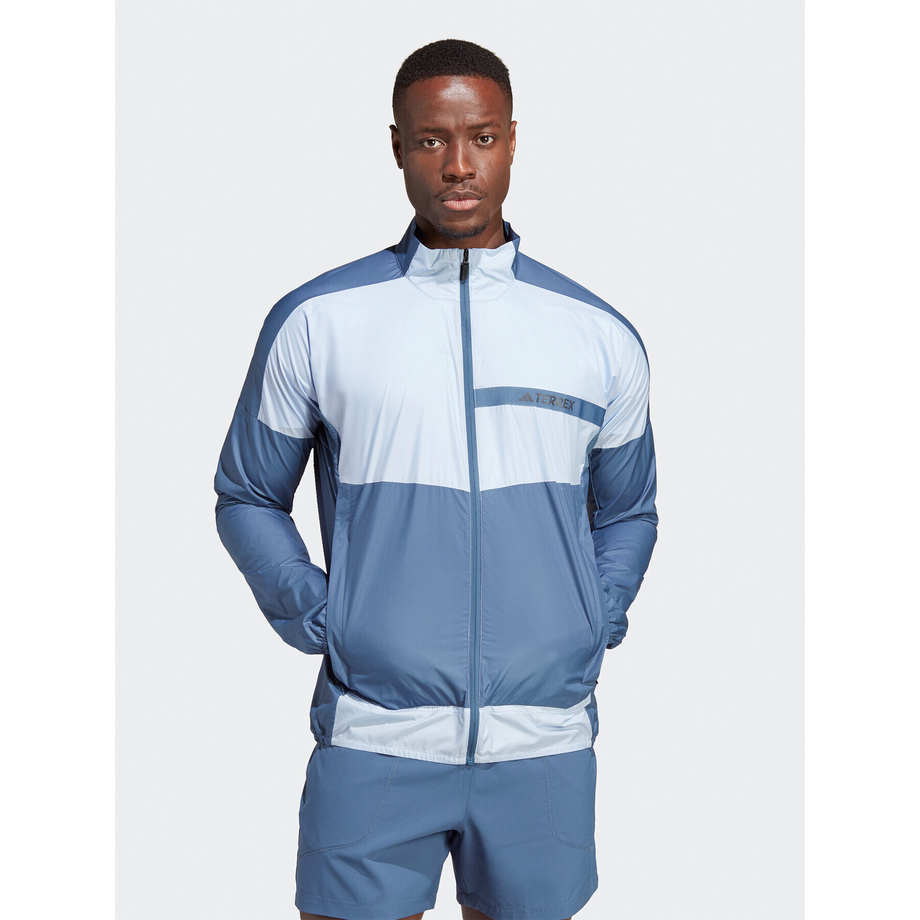 adidas Vetrovka Terrex Multi Windbreaker HM4028 Modrá Regular Fit - Pepit.sk