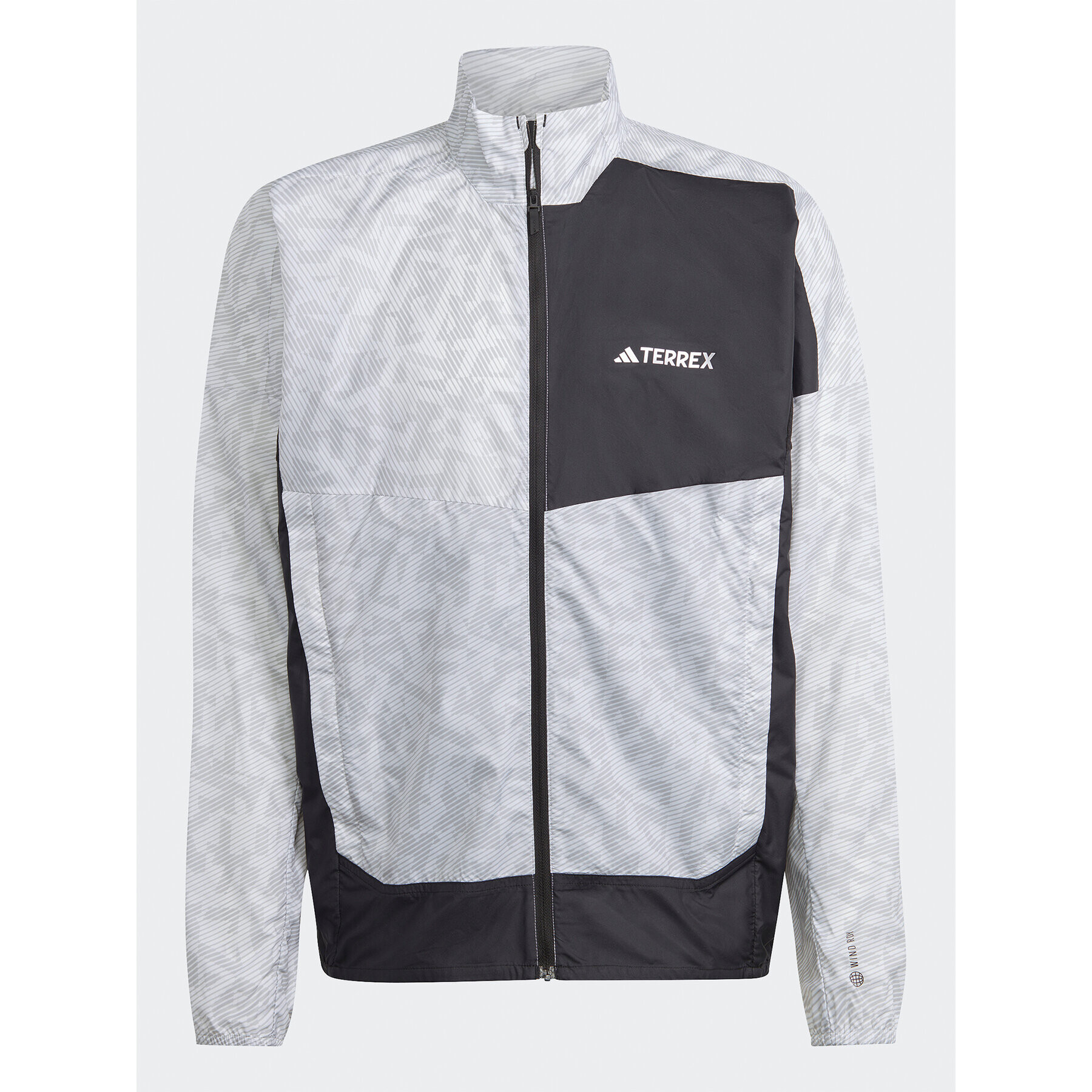 adidas Vetrovka Terrex Trail Running Windbreaker HZ1299 Sivá Regular Fit - Pepit.sk