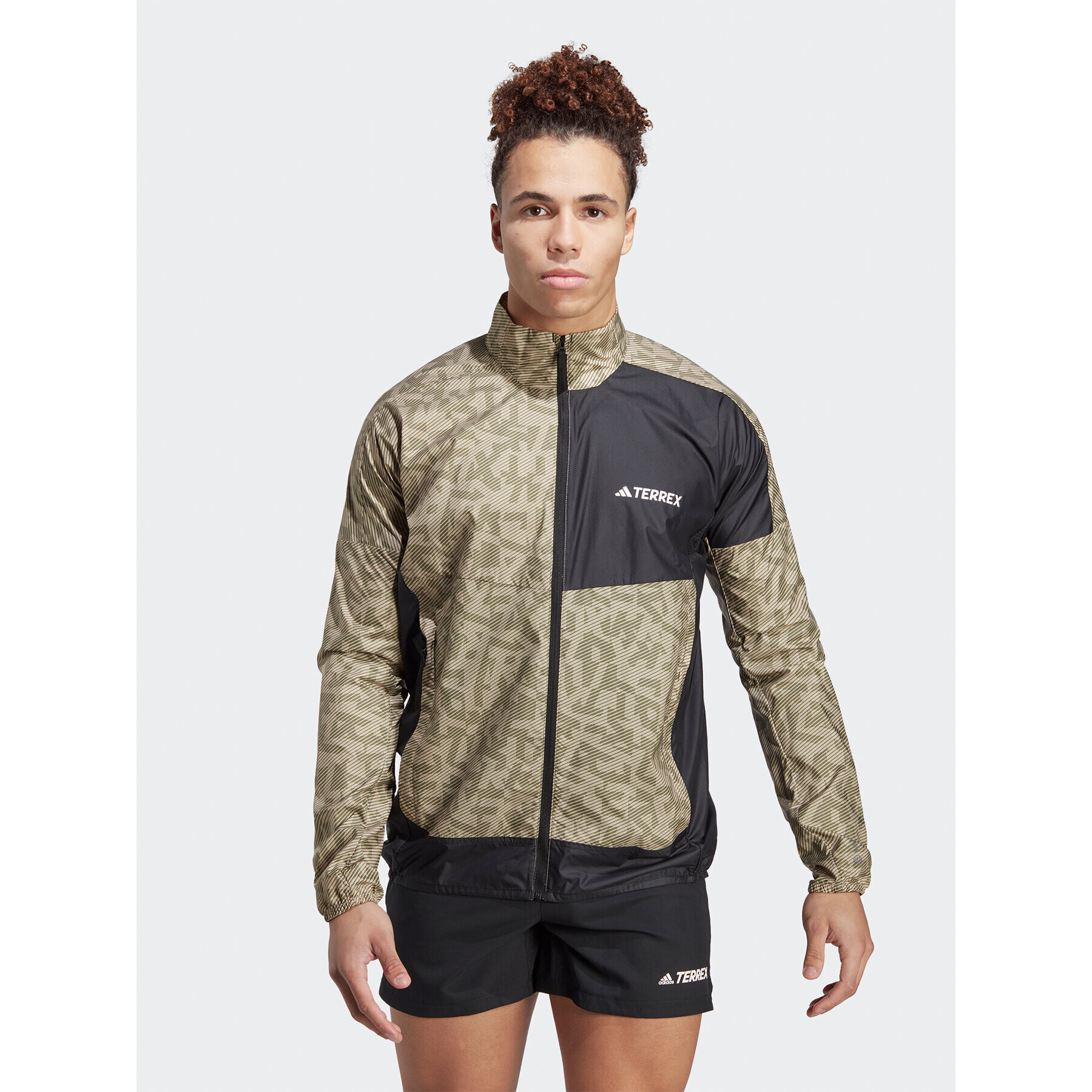 adidas Vetrovka Terrex Trail Running Windbreaker HZ1301 Béžová Regular Fit - Pepit.sk