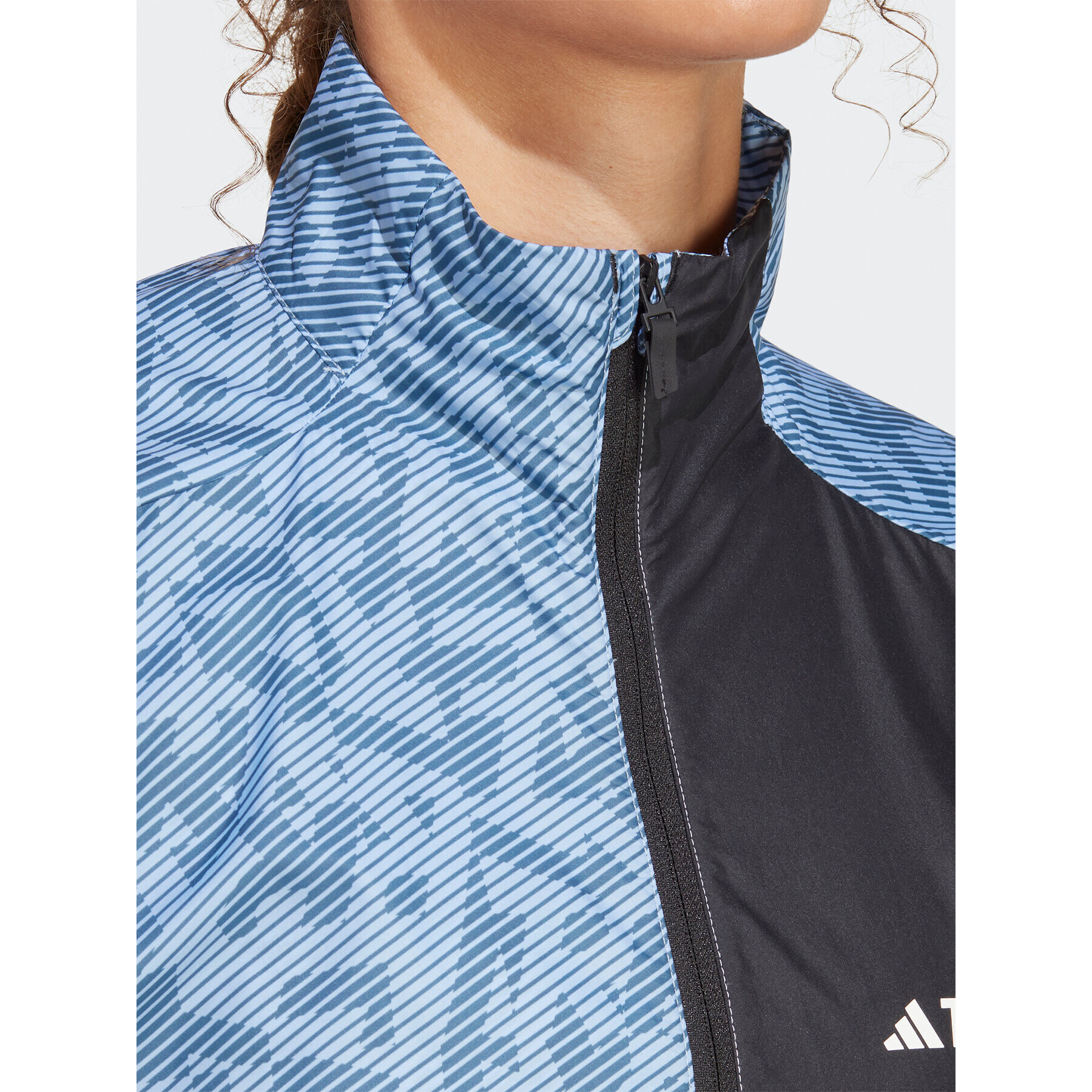 adidas Vetrovka Terrex Trail Running Windbreaker HZ1320 Modrá Regular Fit - Pepit.sk