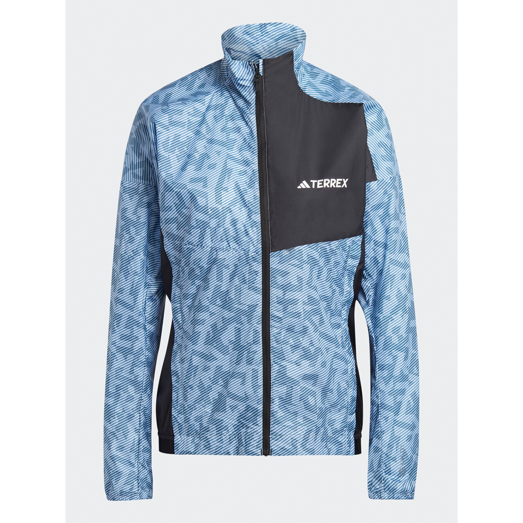 adidas Vetrovka Terrex Trail Running Windbreaker HZ1320 Modrá Regular Fit - Pepit.sk