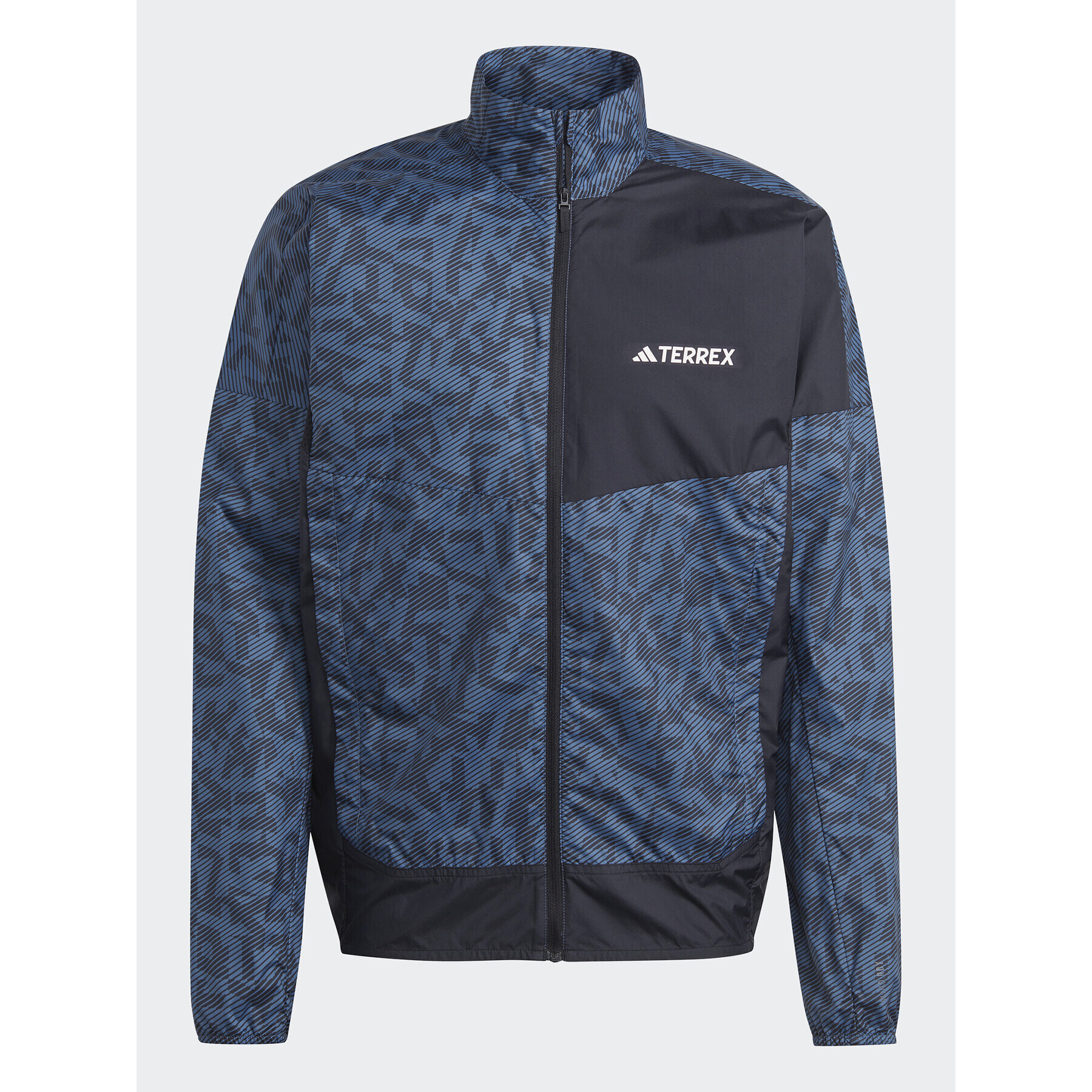 adidas Vetrovka Terrex Trail Running Windbreaker HZ5330 Modrá Regular Fit - Pepit.sk