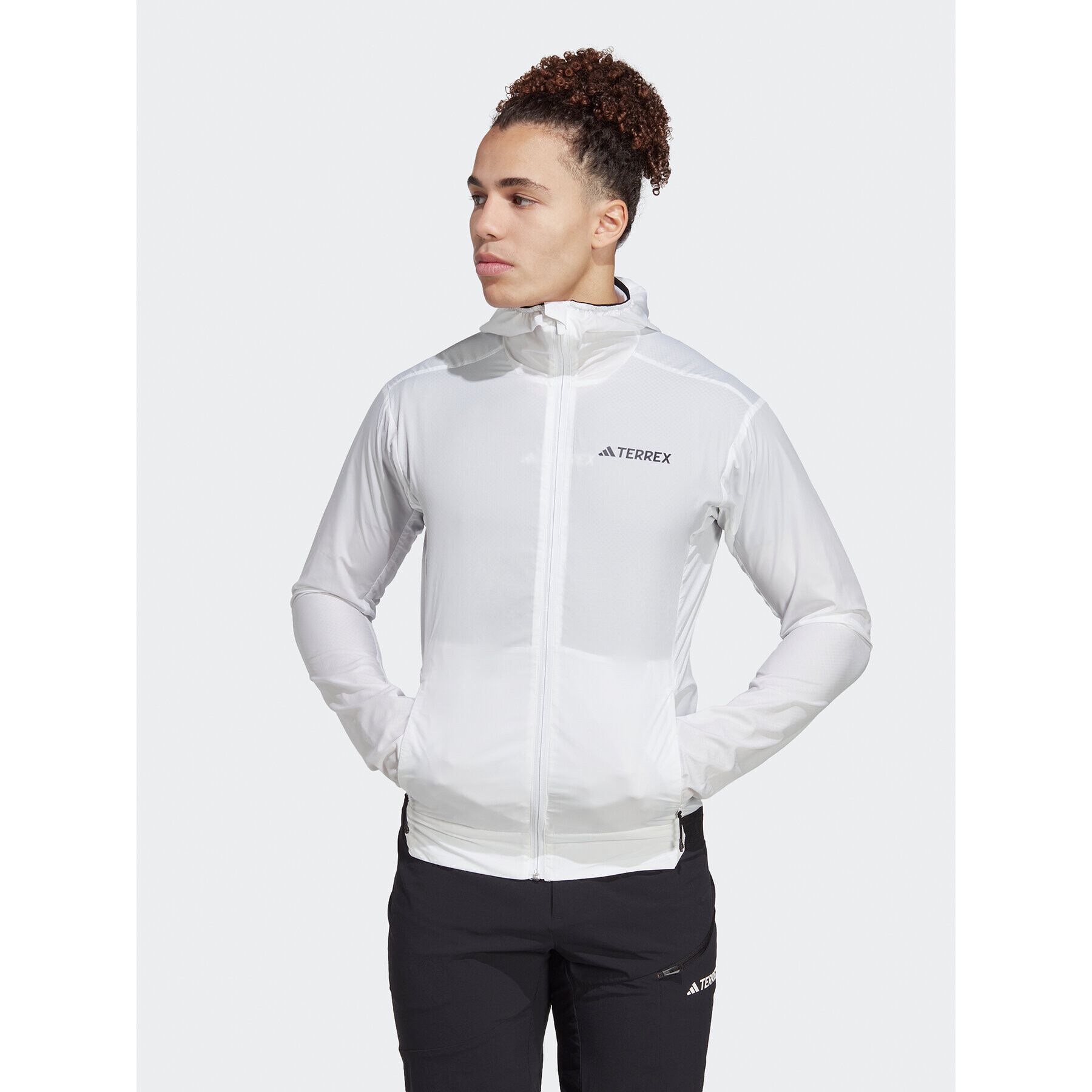 adidas Vetrovka Terrex Xperior Windweave Wind HN2903 Biela Slim Fit - Pepit.sk