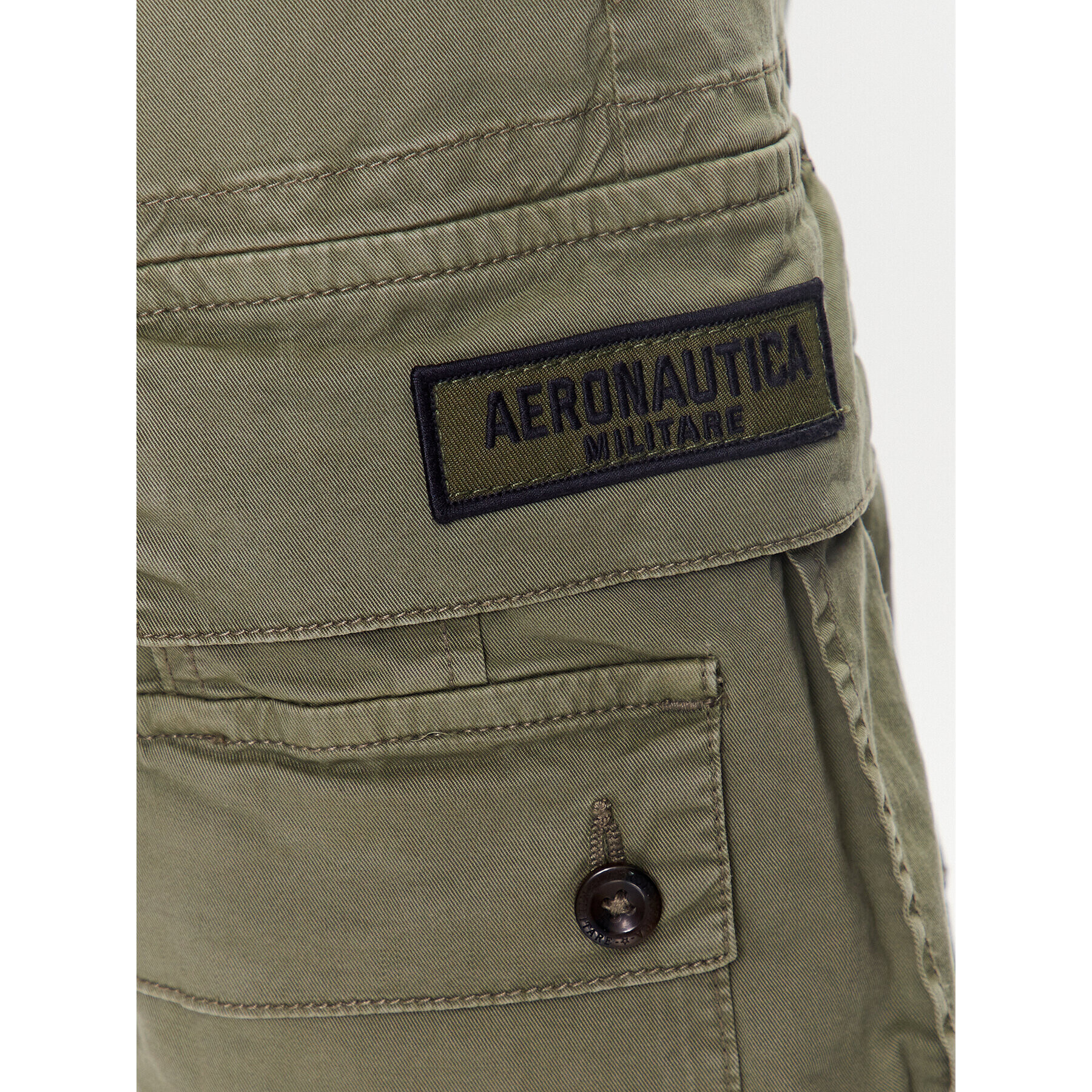 Aeronautica Militare Bavlnené nohavice 231PA1528CT3093 Zelená Tapered Fit - Pepit.sk