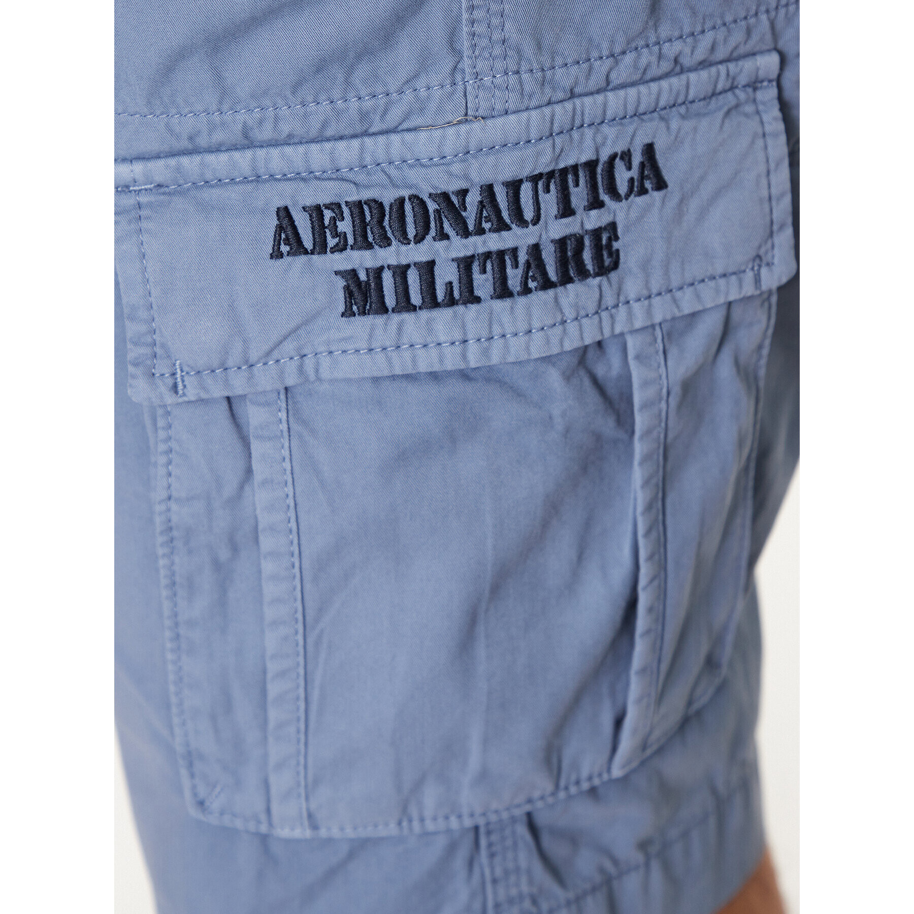 Aeronautica Militare Bavlnené šortky 231BE066CT1122 Modrá Regular Fit - Pepit.sk