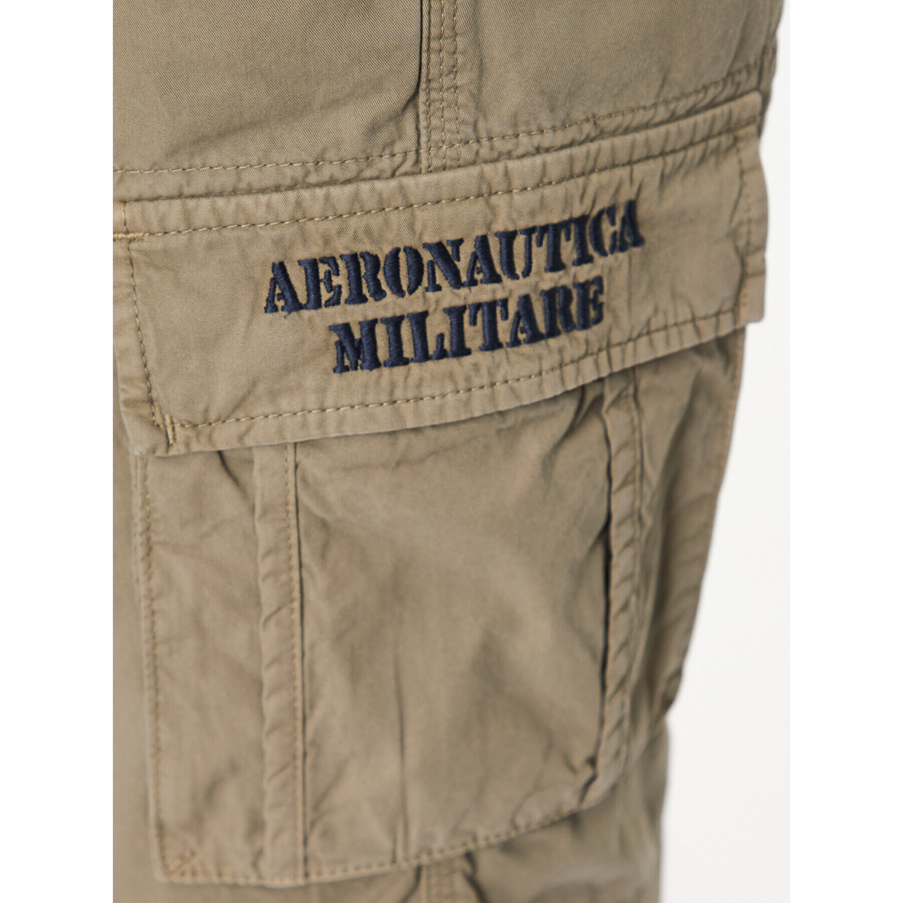 Aeronautica Militare Bavlnené šortky 231BE066CT1122 Zelená Regular Fit - Pepit.sk