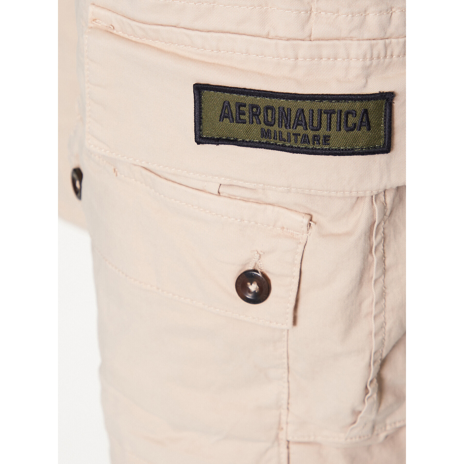 Aeronautica Militare Bavlnené šortky 231BE181CT3093 Béžová Tapered Fit - Pepit.sk