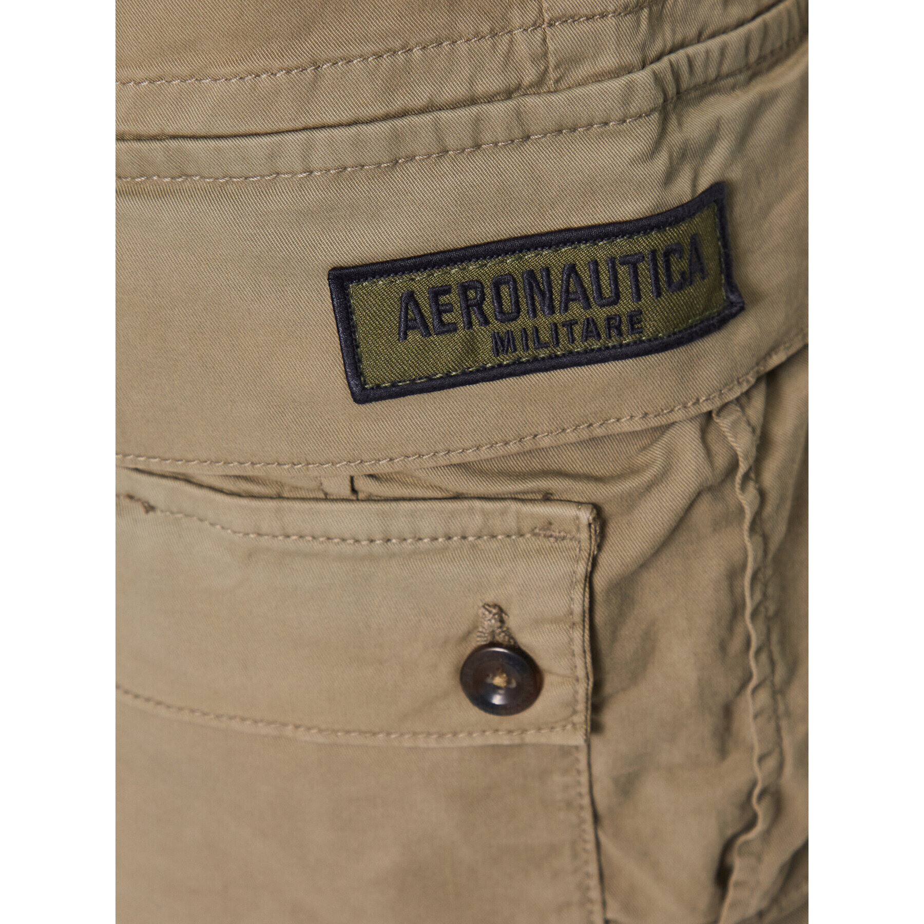 Aeronautica Militare Bavlnené šortky 231BE181CT3093 Zelená Regular Fit - Pepit.sk