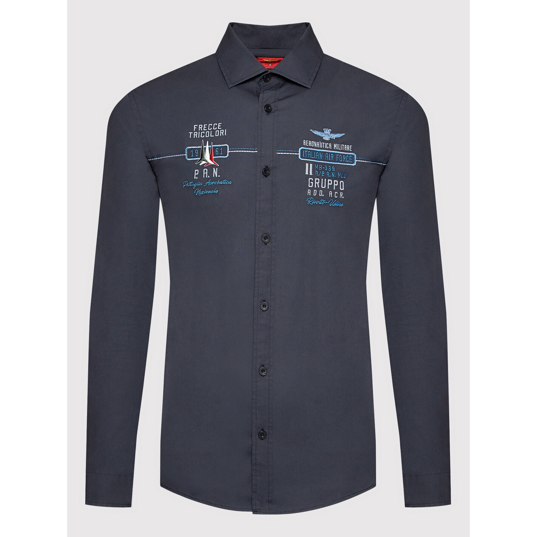 Aeronautica Militare Košeľa 221CA1203CT2941 Tmavomodrá Regular Fit - Pepit.sk