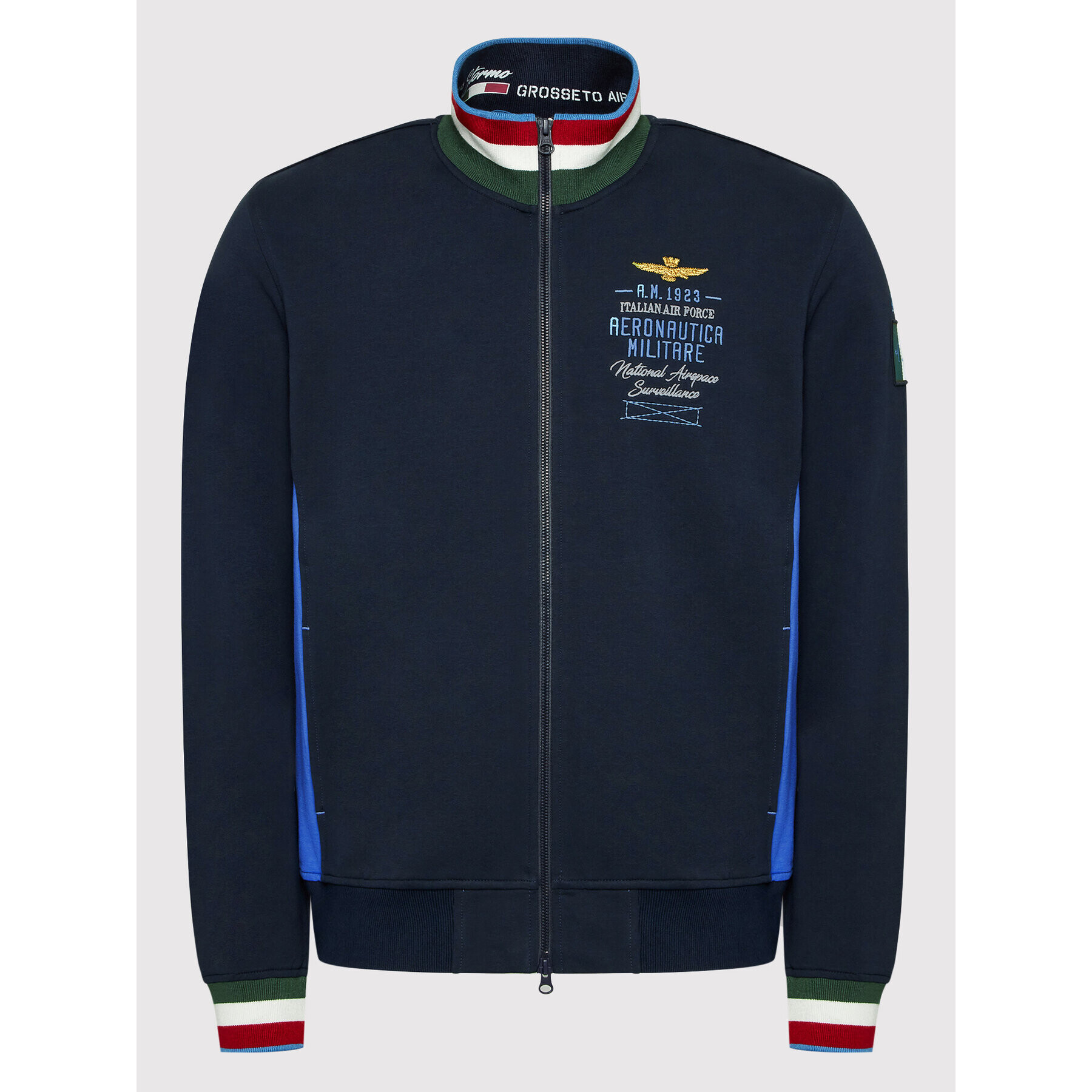 Aeronautica Militare Mikina 221FE1673F419 Tmavomodrá Regular Fit - Pepit.sk