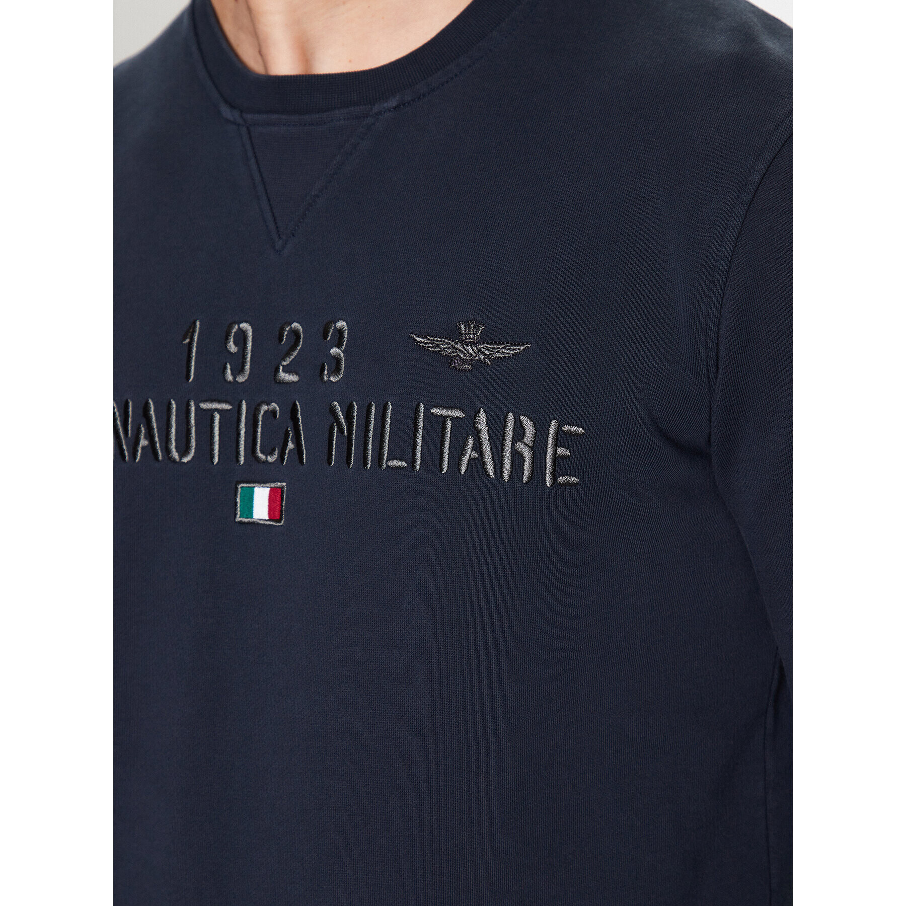 Aeronautica Militare Mikina 231FE1746F489 Tmavomodrá Regular Fit - Pepit.sk