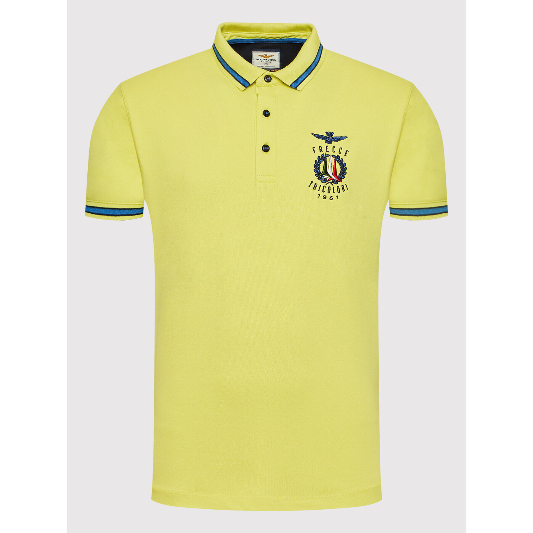 Aeronautica Militare Polokošeľa 221PO1599P191 Žltá Slim Fit - Pepit.sk